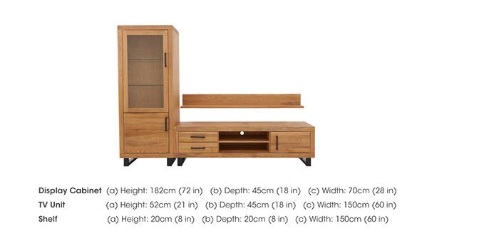 Terra Left Hand Small Media Set in  on Furniture Village