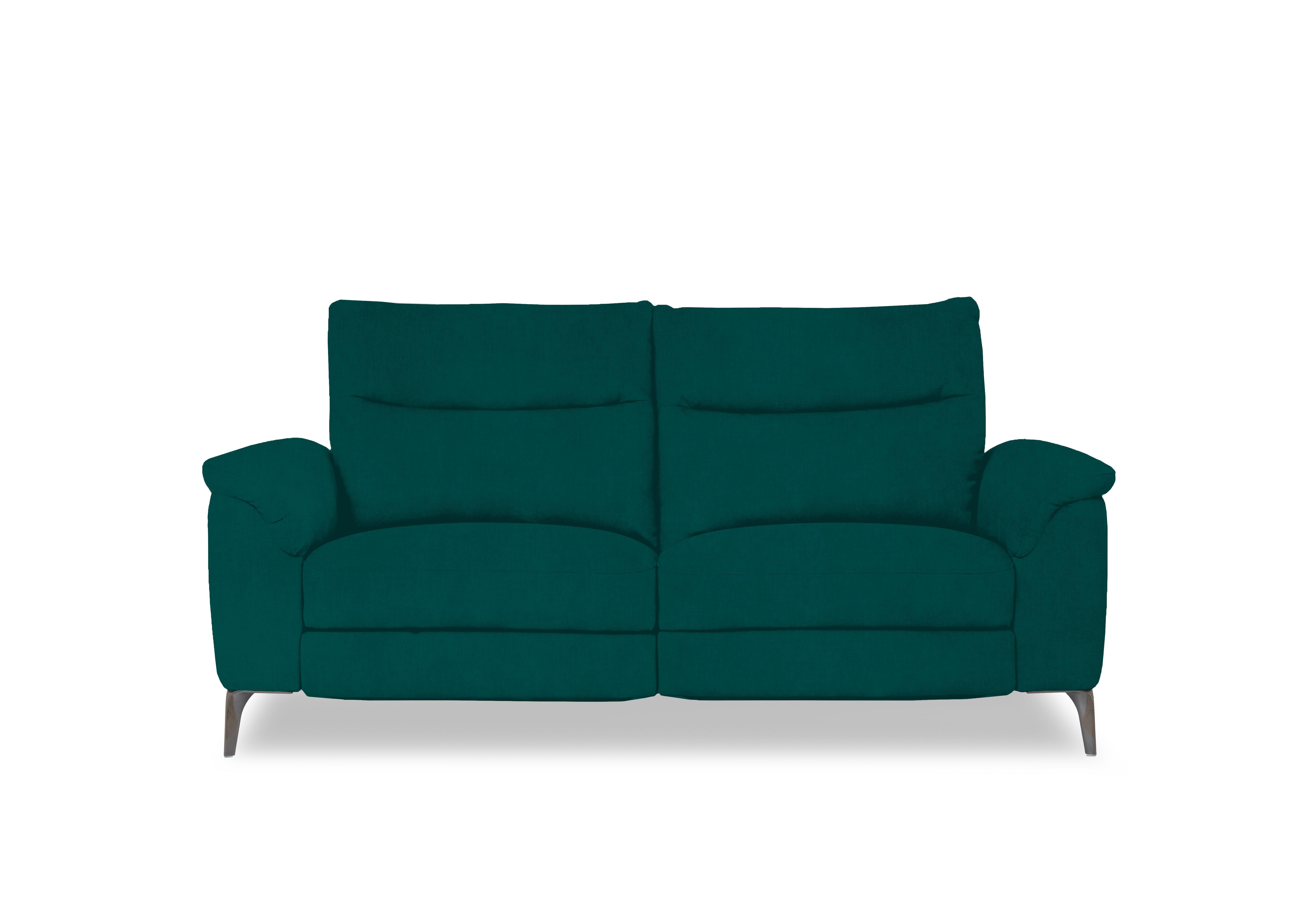 Morgan Fabric 3 Seater Sofa in Opulence Teal 51003 on Furniture Village