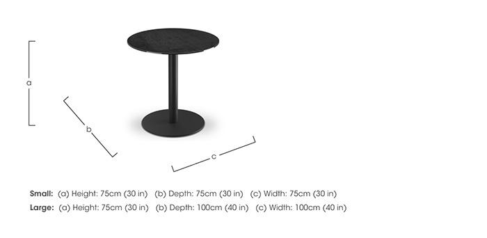 Pique Round Dining Table in  on Furniture Village
