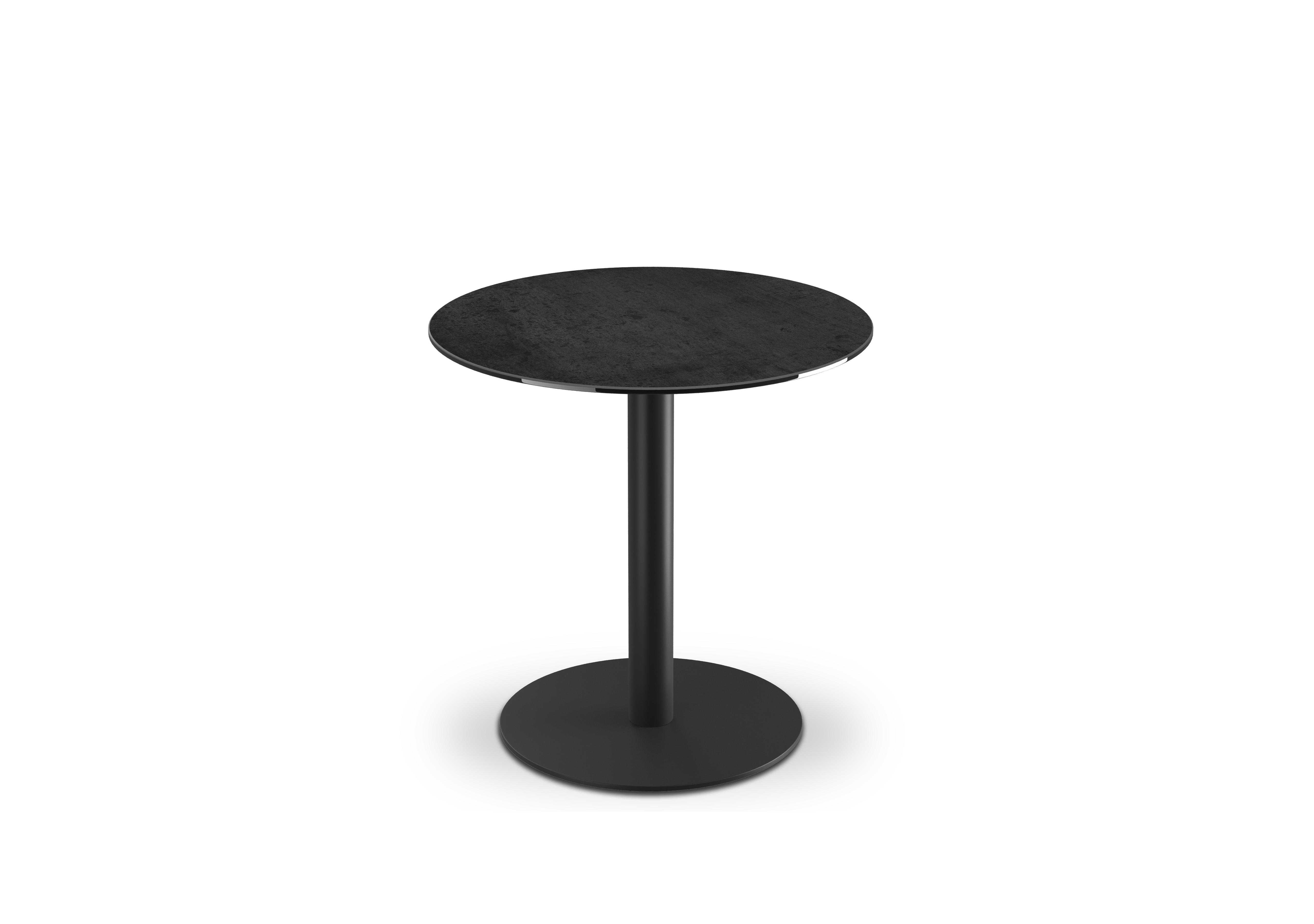 Pique Round Dining Table in Titanium on Furniture Village