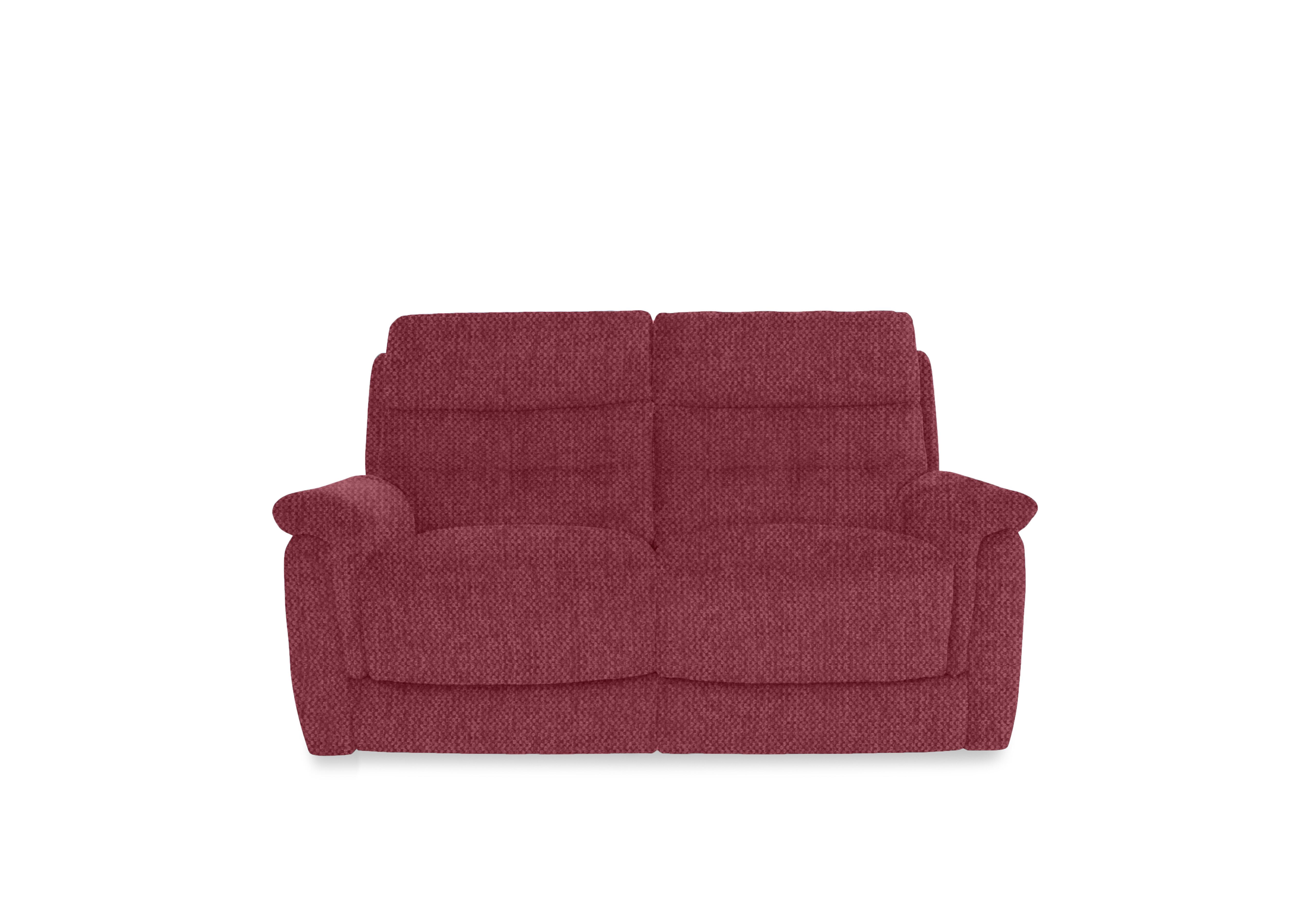 Springer Fabric 2 Seater Sofa in Fab-Blt-R29 Red on Furniture Village