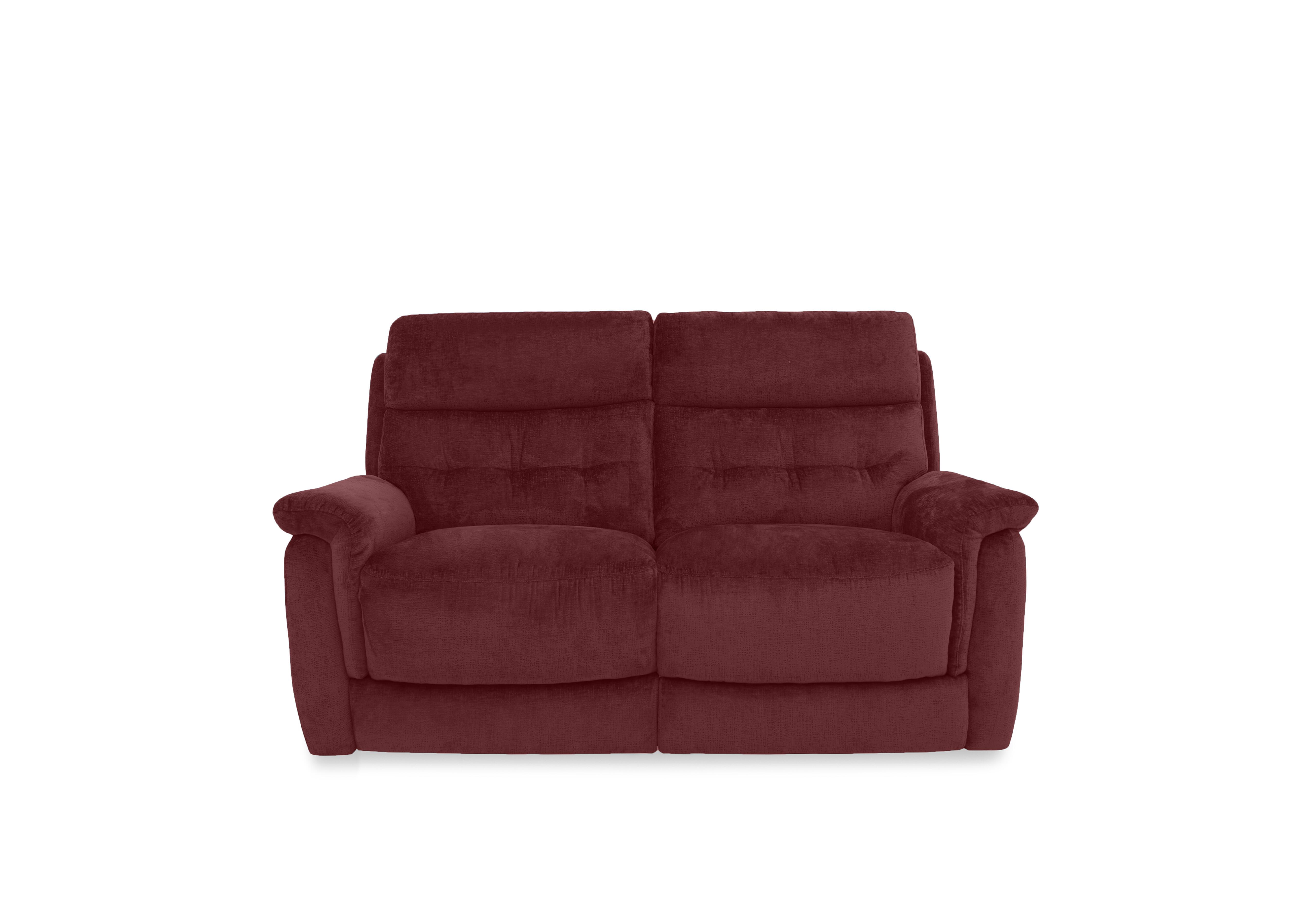 Springer Fabric 2 Seater Sofa in Fab-Meg-R65 Burgundy on Furniture Village