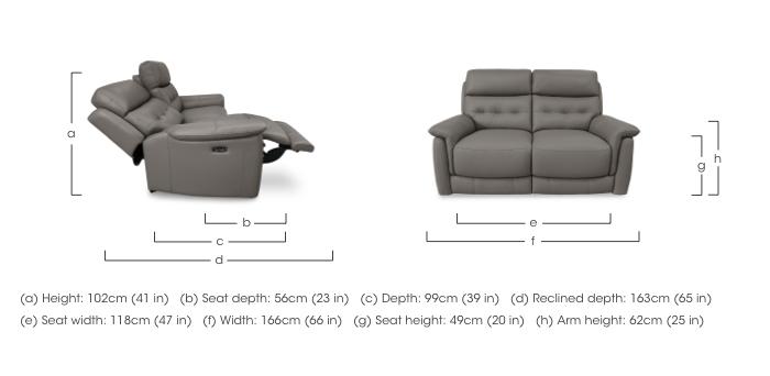 Springer Leather 2 Seater Sofa in  on Furniture Village