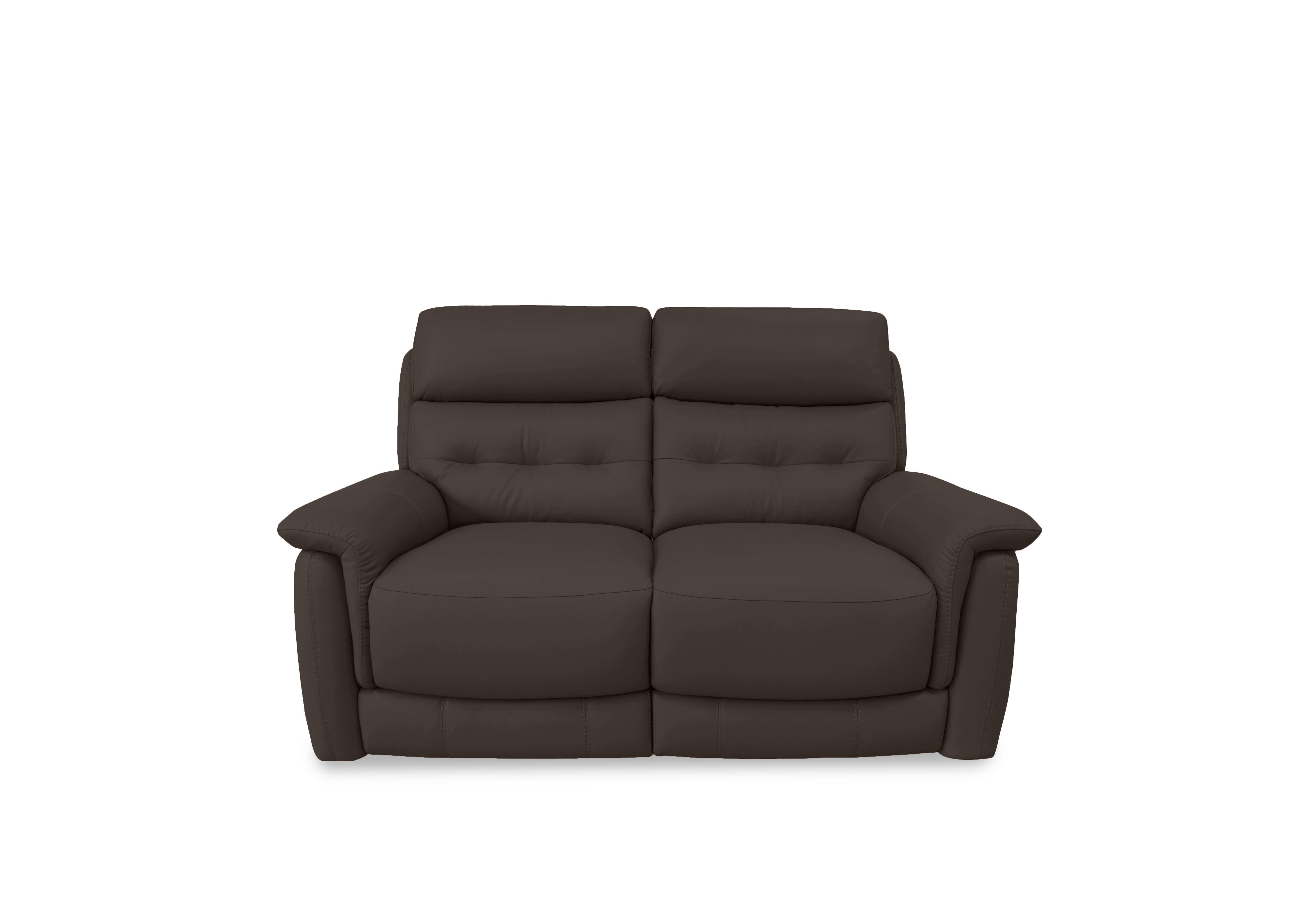 Springer Leather 2 Seater Sofa in Bv-1748 Dark Chocolate on Furniture Village