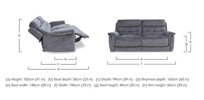 Springer Fabric 3 Seater Sofa in  on Furniture Village