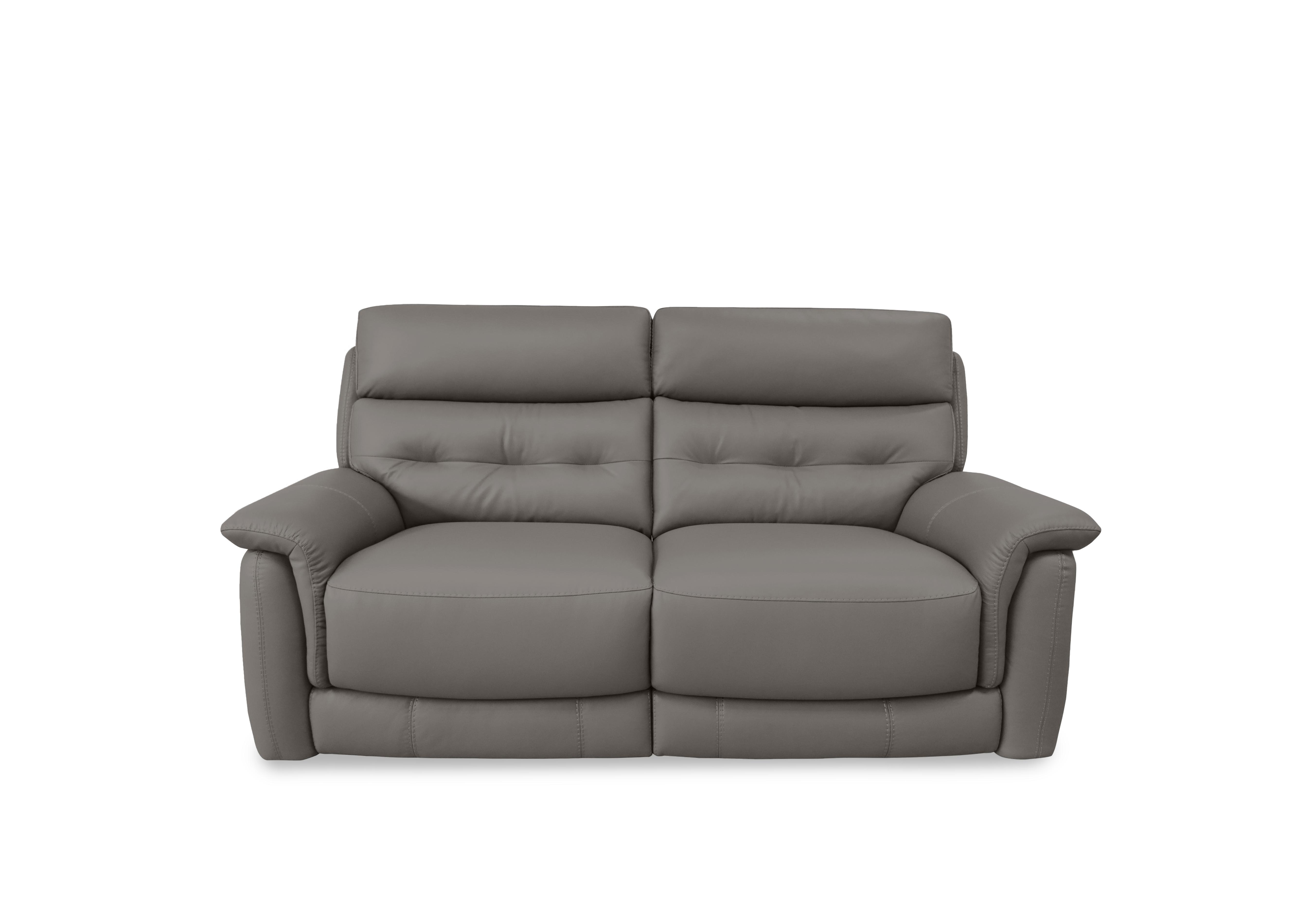 Springer Leather 3 Seater Sofa in Bv-042e Elephant on Furniture Village