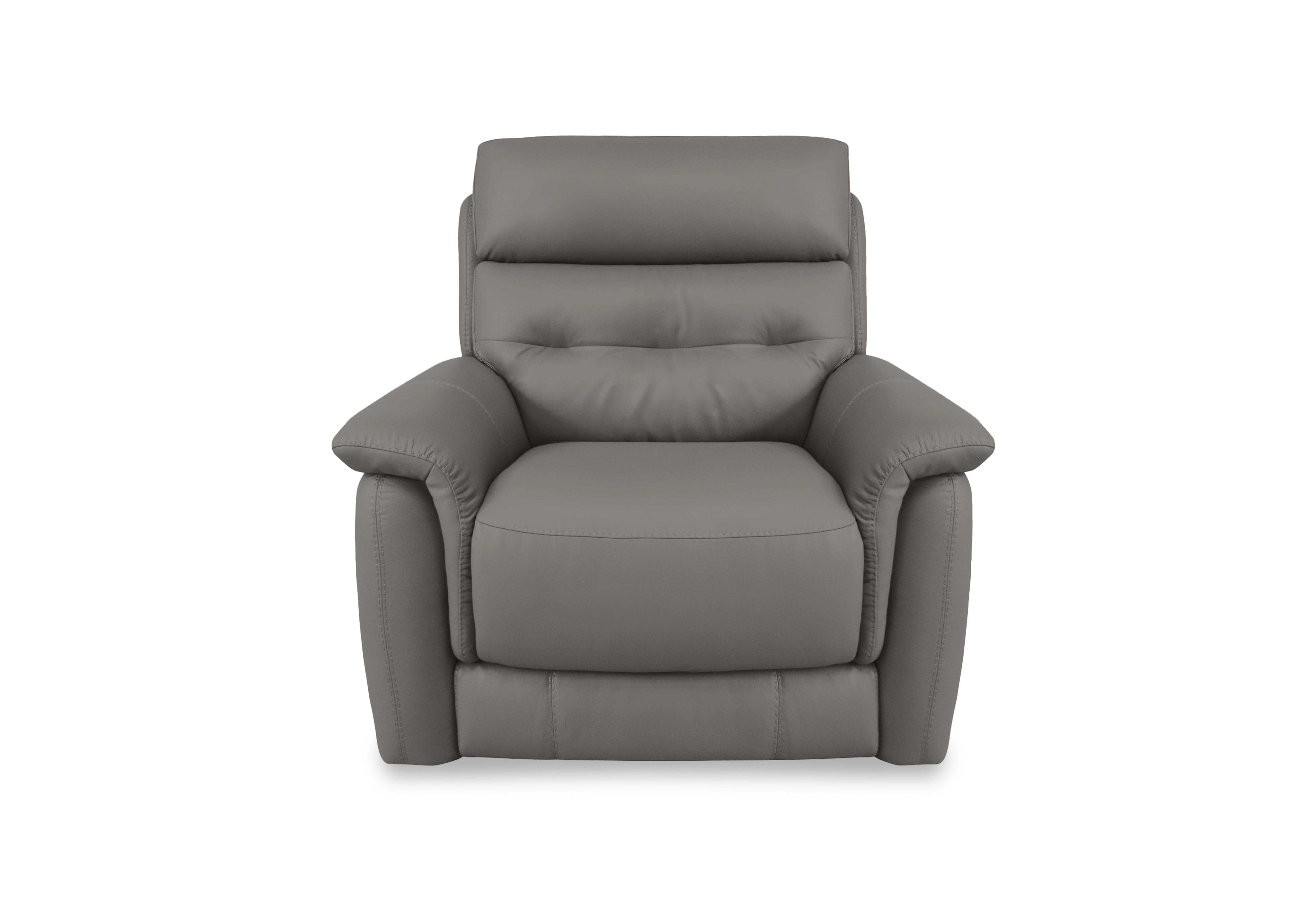 Springer Leather Armchair in Bv-042e Elephant on Furniture Village