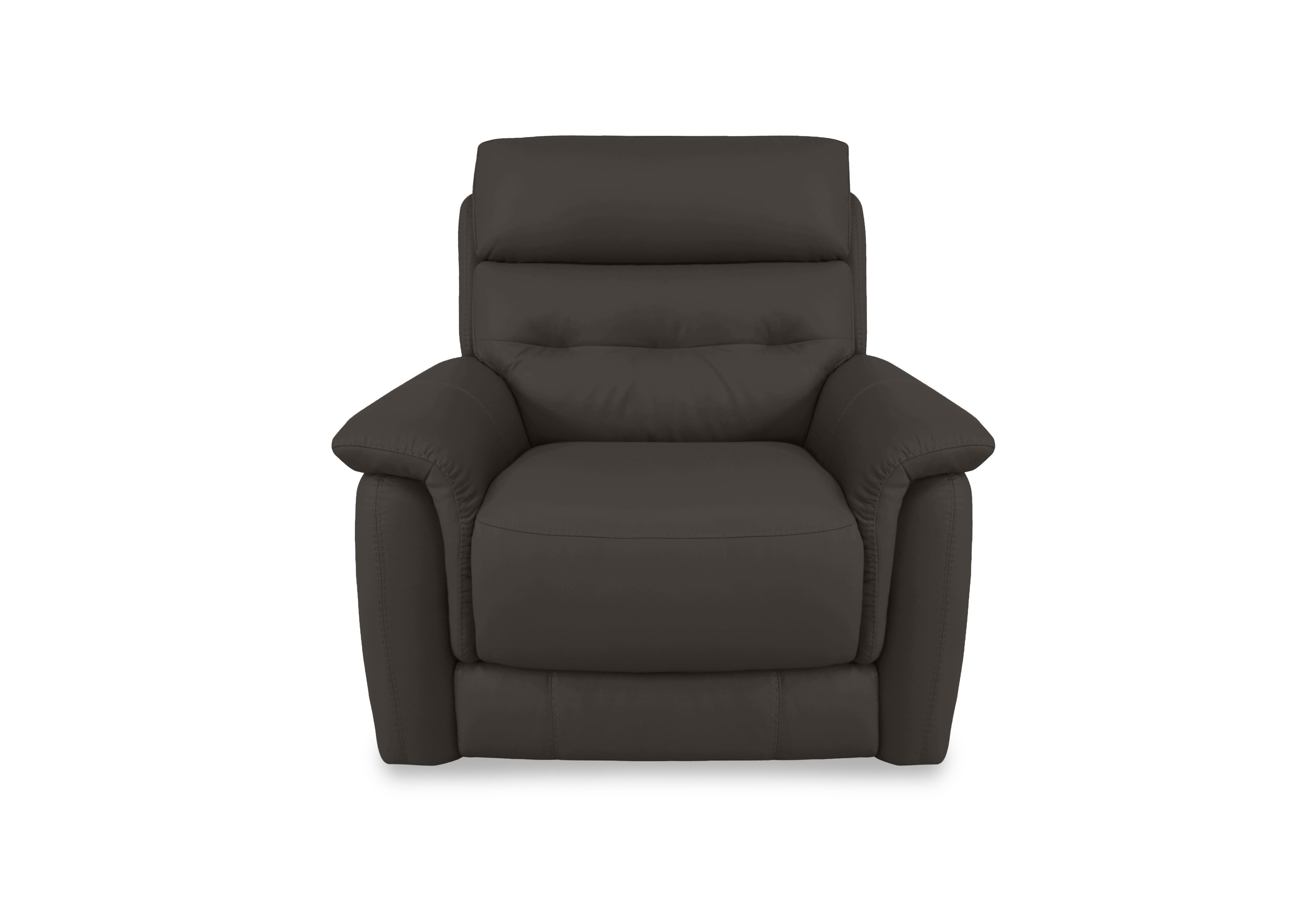 Springer Leather Armchair in Bv-1748 Dark Chocolate on Furniture Village