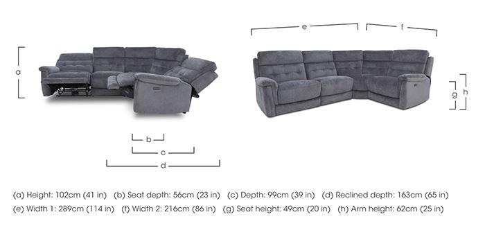 Springer Fabric Corner Sofa in  on Furniture Village