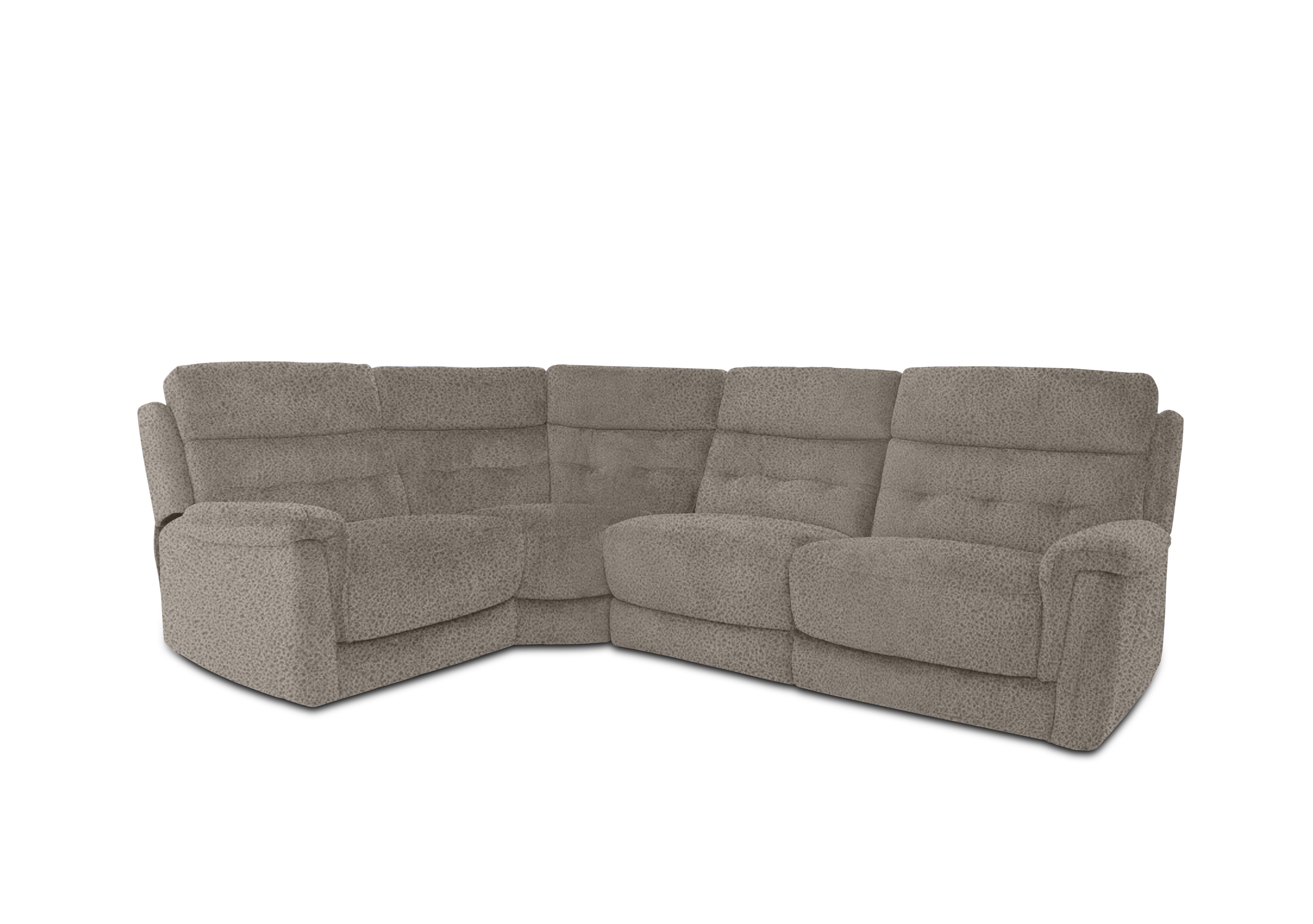 Springer Fabric Corner Sofa in Bfa-Blj-R946 Silver on Furniture Village