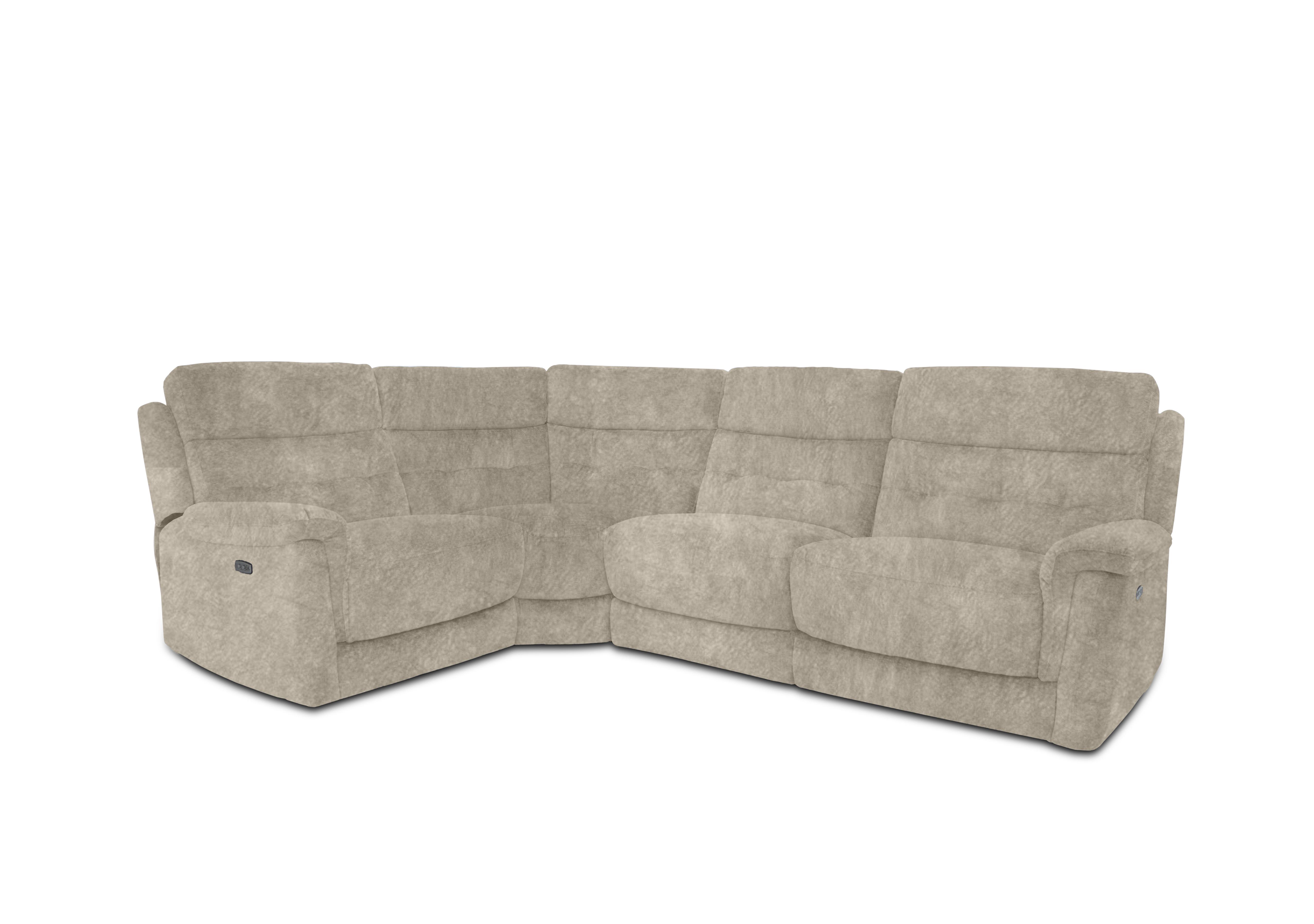 Springer Fabric Corner Sofa in Bfa-Bnn-R26 Cream on Furniture Village