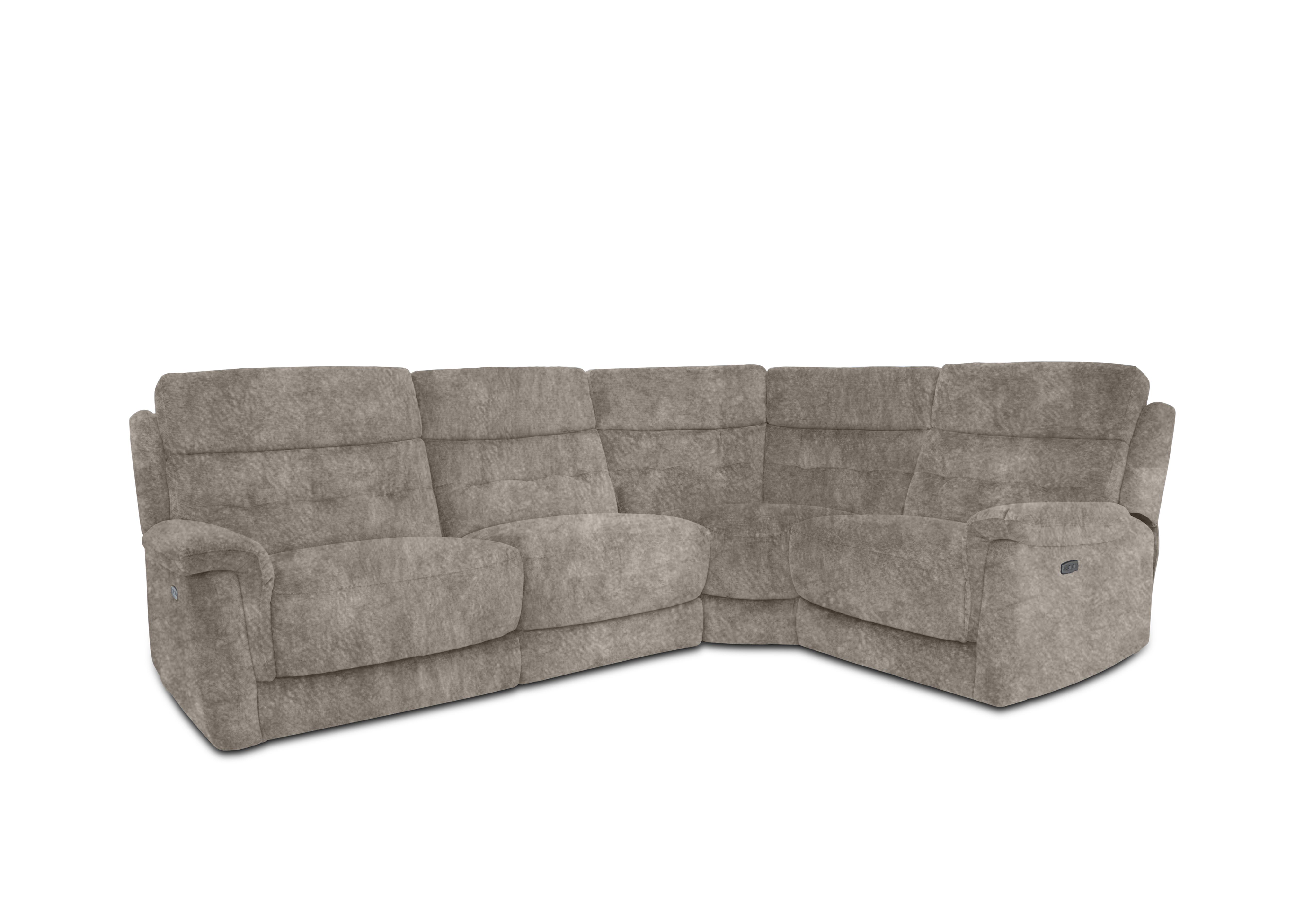 Springer Fabric Corner Sofa in Bfa-Bnn-R29 Mink on Furniture Village