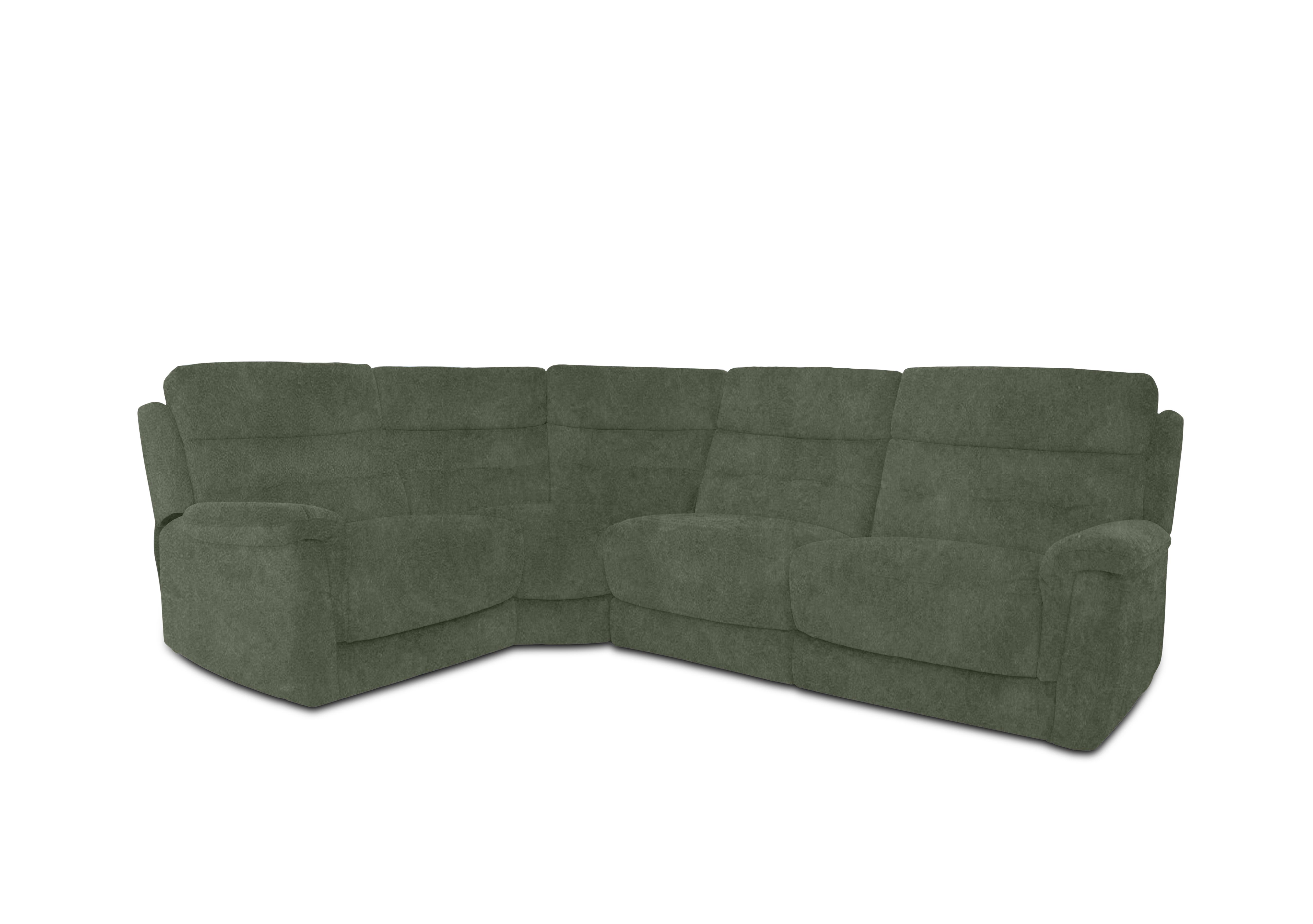 Springer Fabric Corner Sofa in Bfa-Ori-R12 Olive on Furniture Village