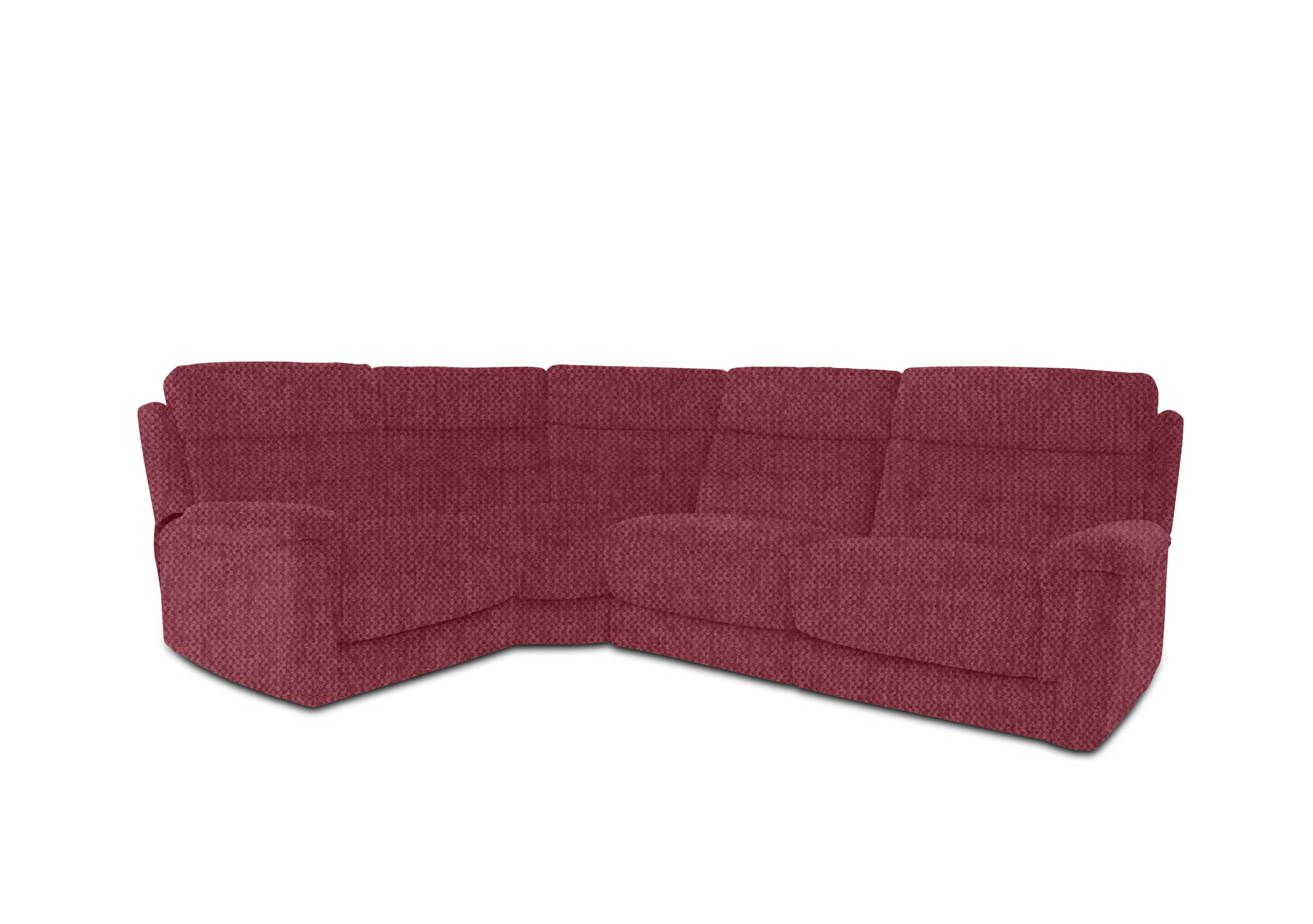 Springer Fabric Corner Sofa in Fab-Blt-R29 Red on Furniture Village