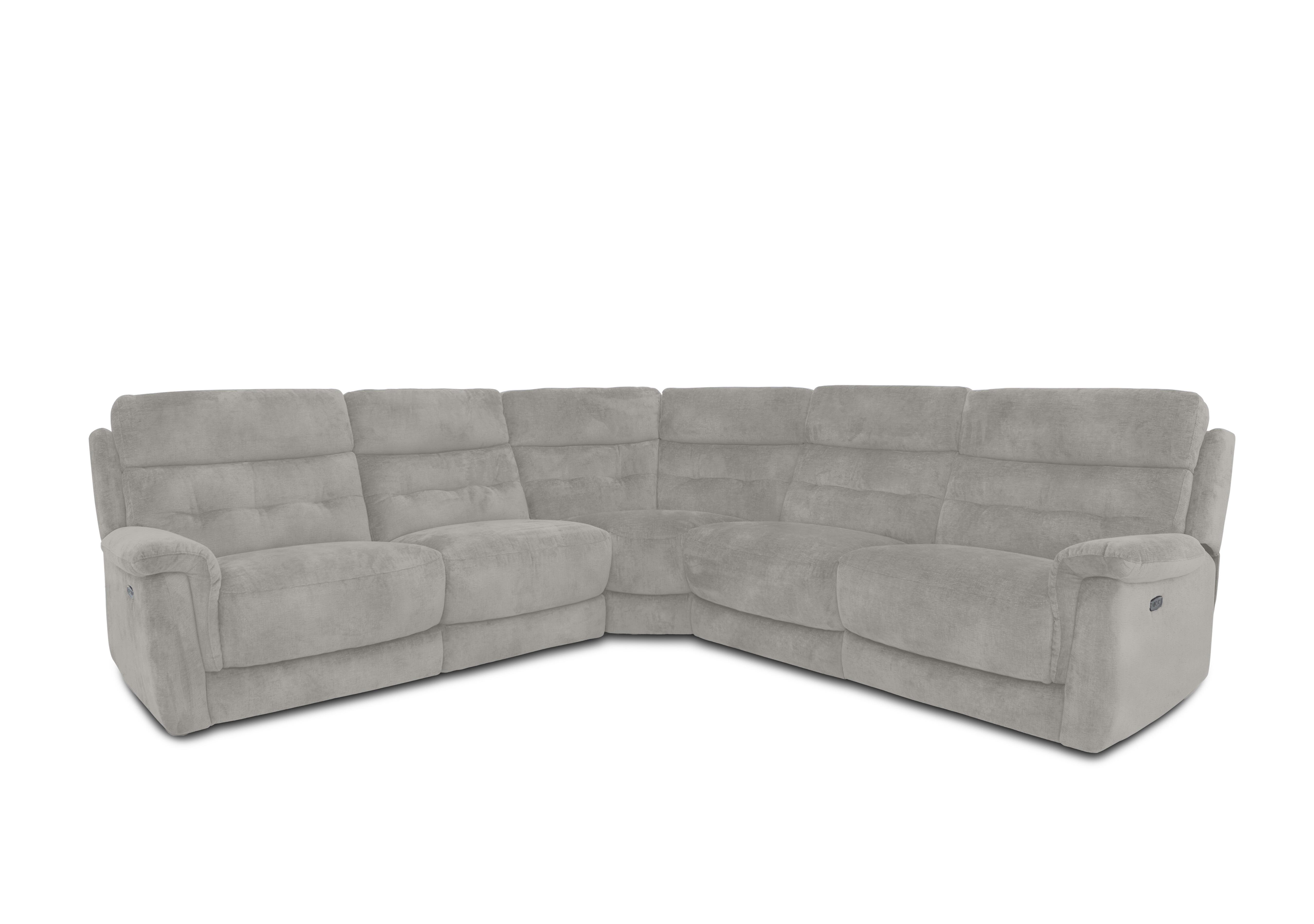 Springer Fabric Large Power Recliner Corner Sofa in Bfa-Bey-R18 Beige on Furniture Village