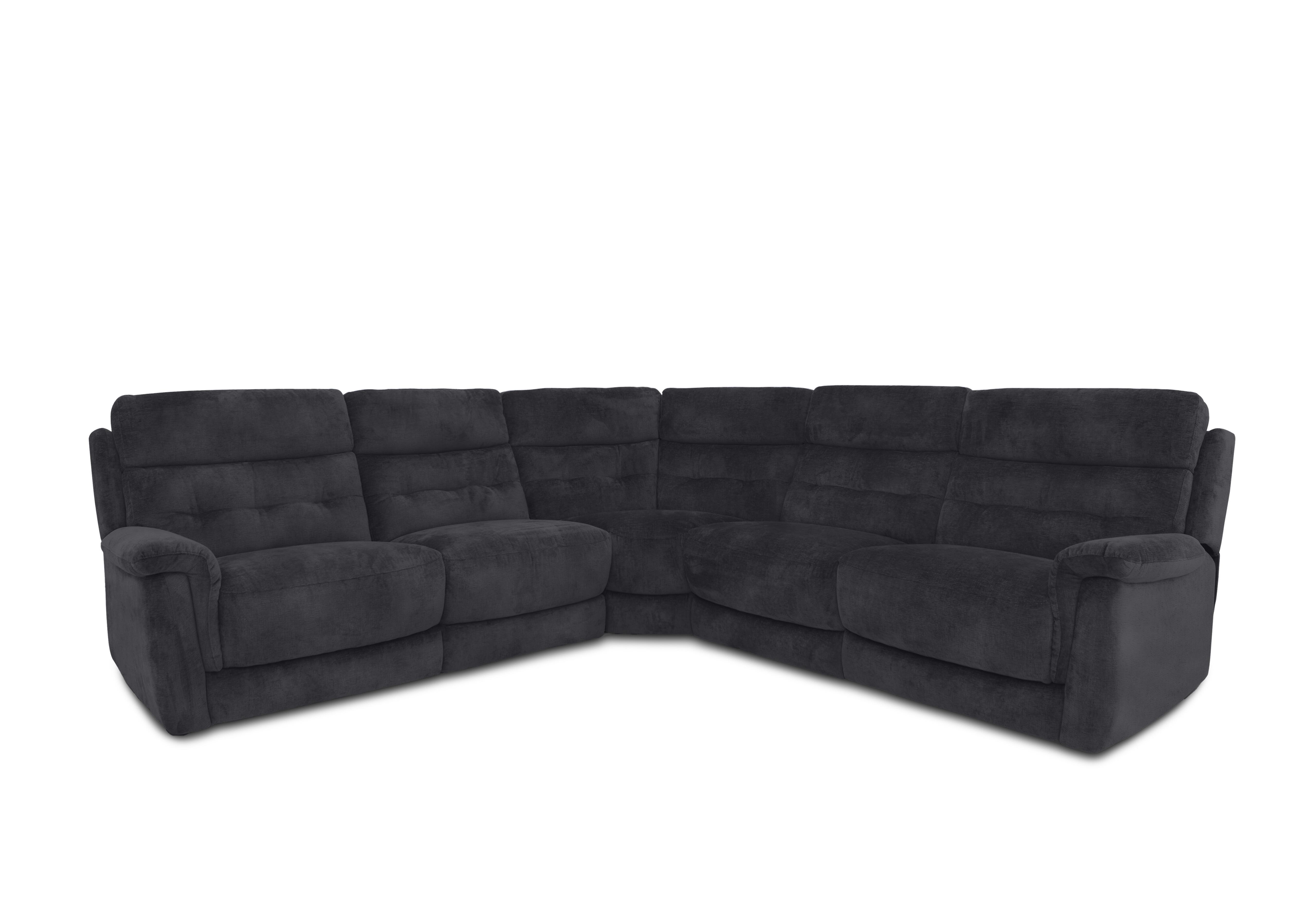 Springer Fabric Large Power Recliner Corner Sofa in Bfa-Bey-R23 Charcoal on Furniture Village