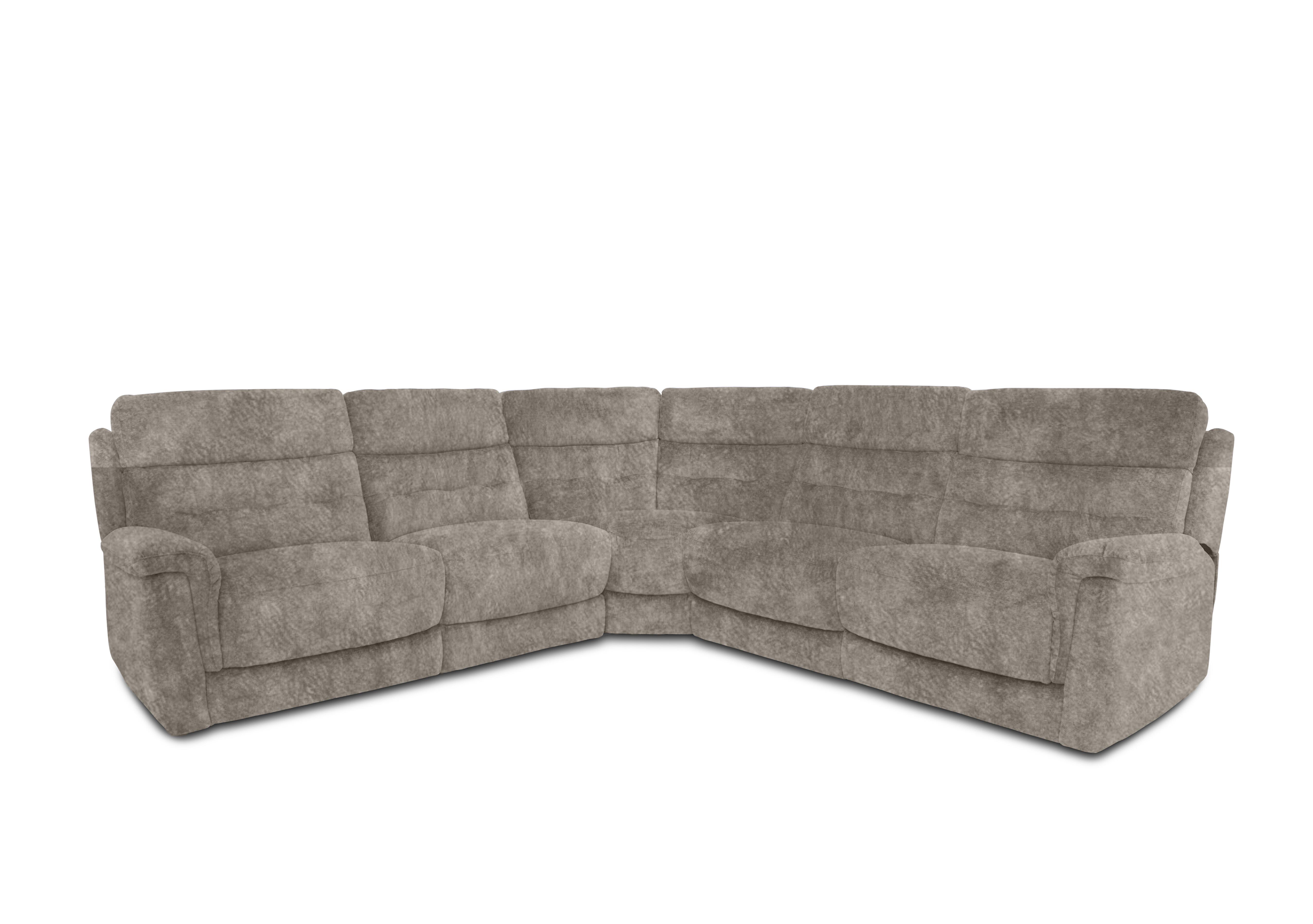 Springer Fabric Large Power Recliner Corner Sofa in Bfa-Bnn-R29 Mink on Furniture Village