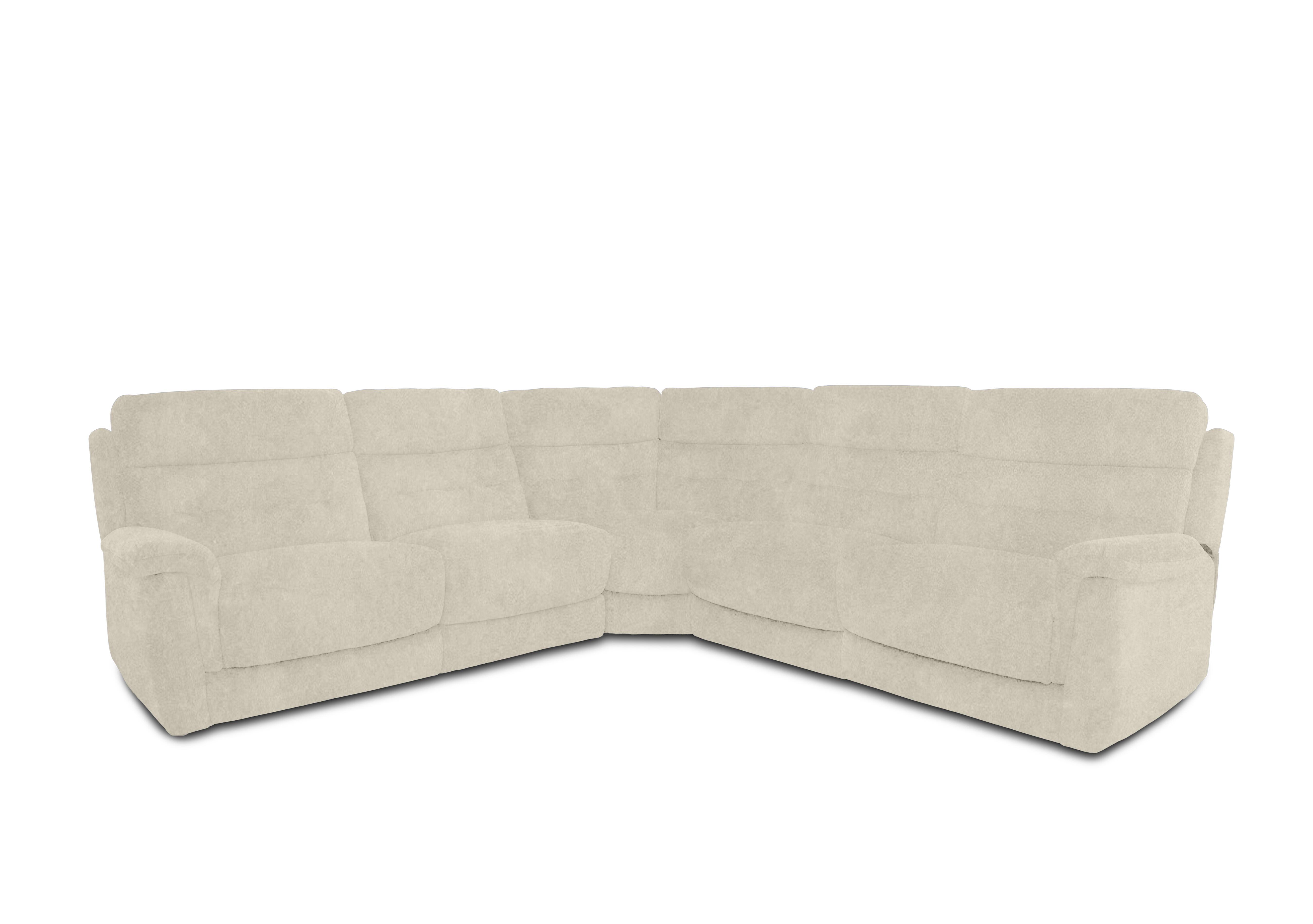 Springer Fabric Large Power Recliner Corner Sofa in Bfa-Ori-R11 Cream on Furniture Village