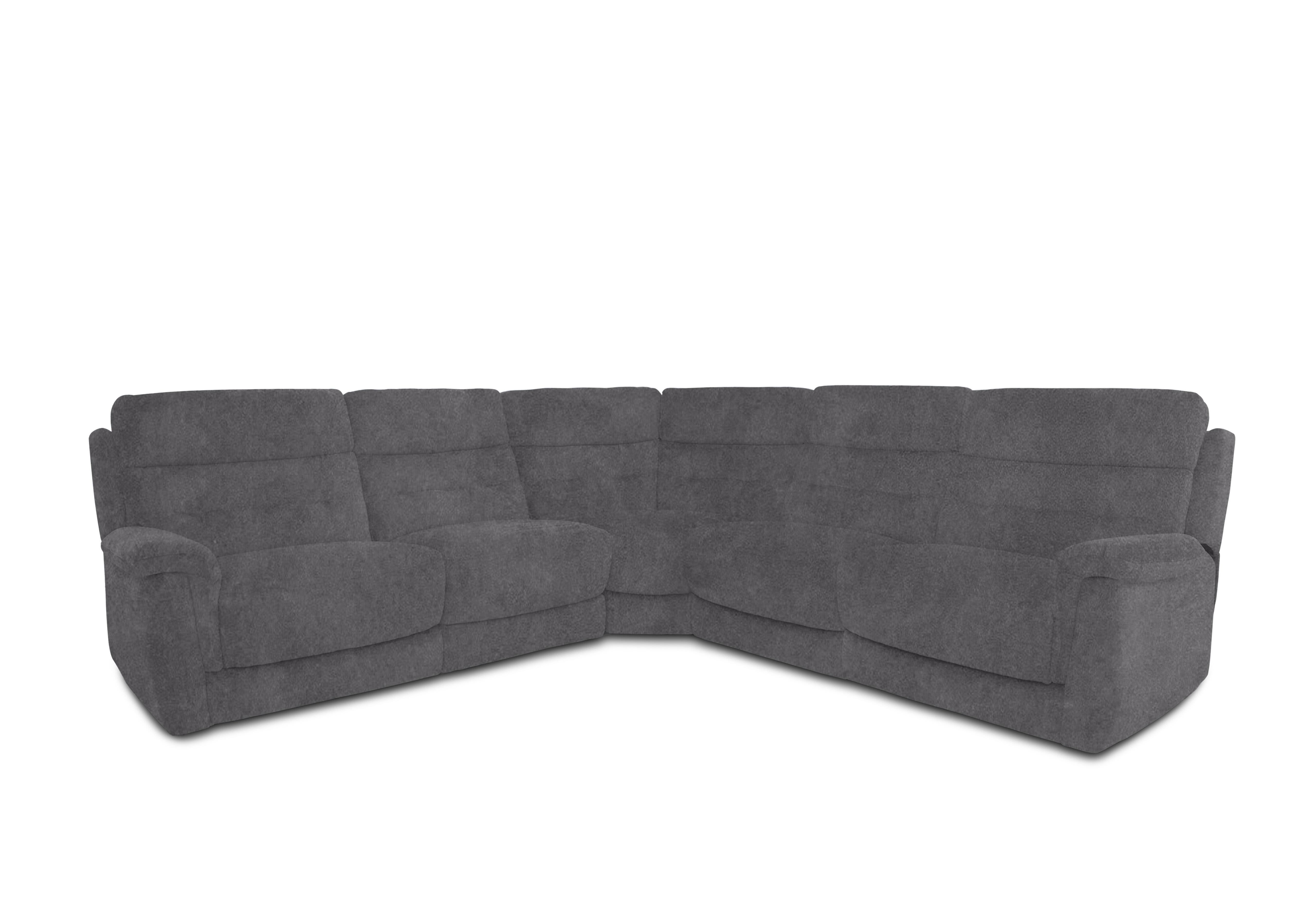 Springer Fabric Large Power Recliner Corner Sofa in Bfa-Ori-R25 Taupe Grey on Furniture Village