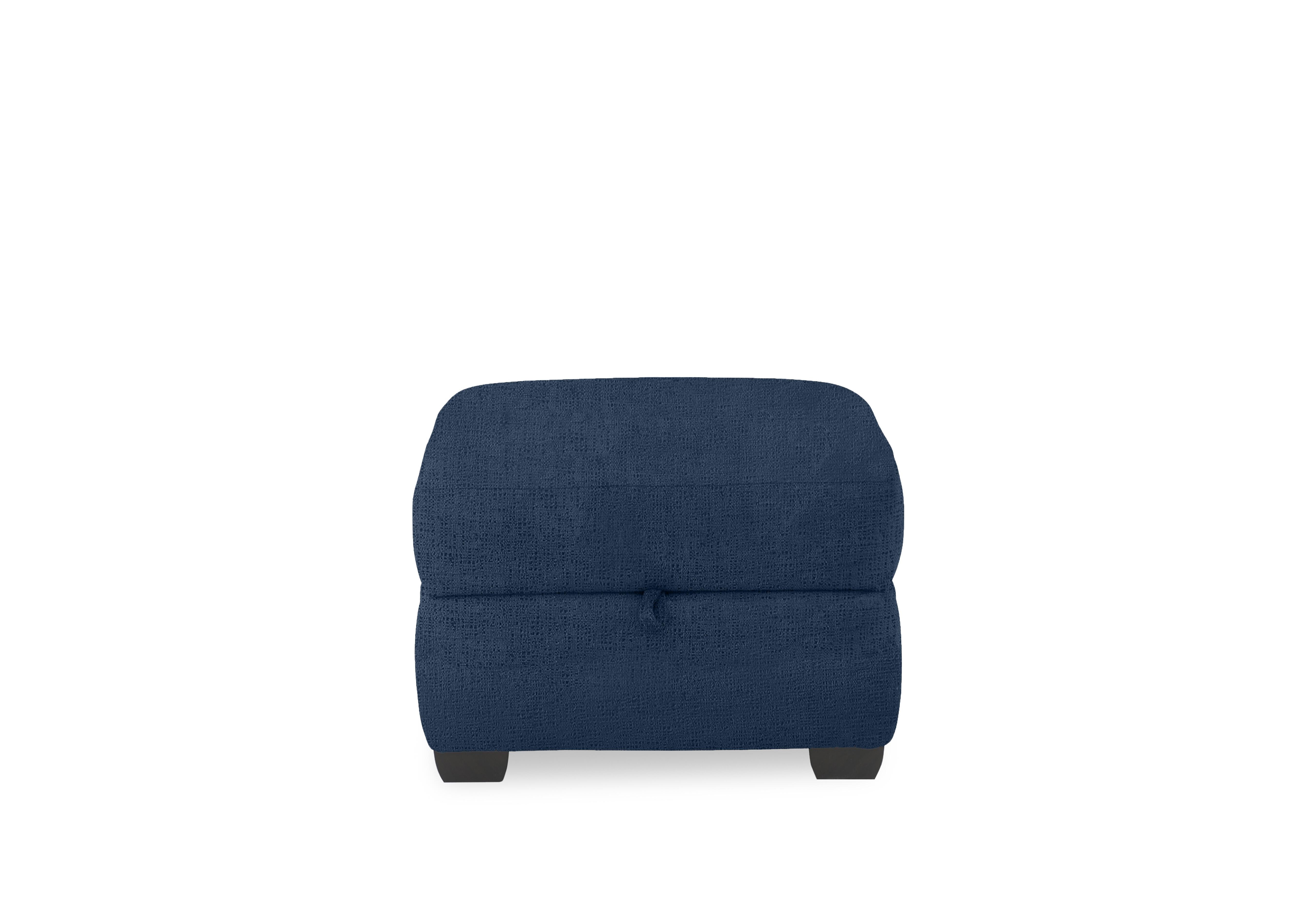 Springer Fabric Storage Footstool in Fab-Can-R330 Steel Blue on Furniture Village