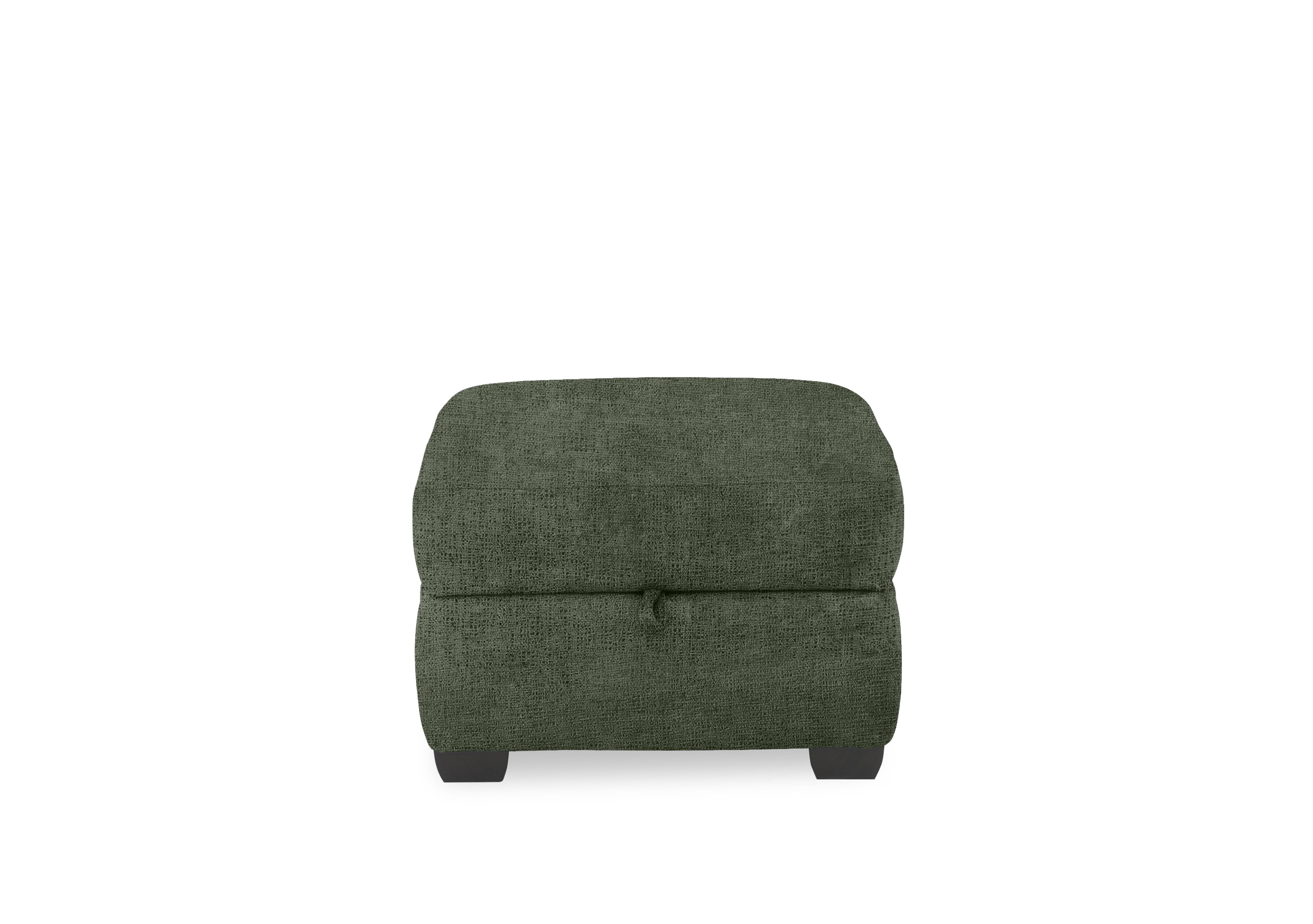 Springer Fabric Storage Footstool in Fab-Coe-R801 Olive Green on Furniture Village