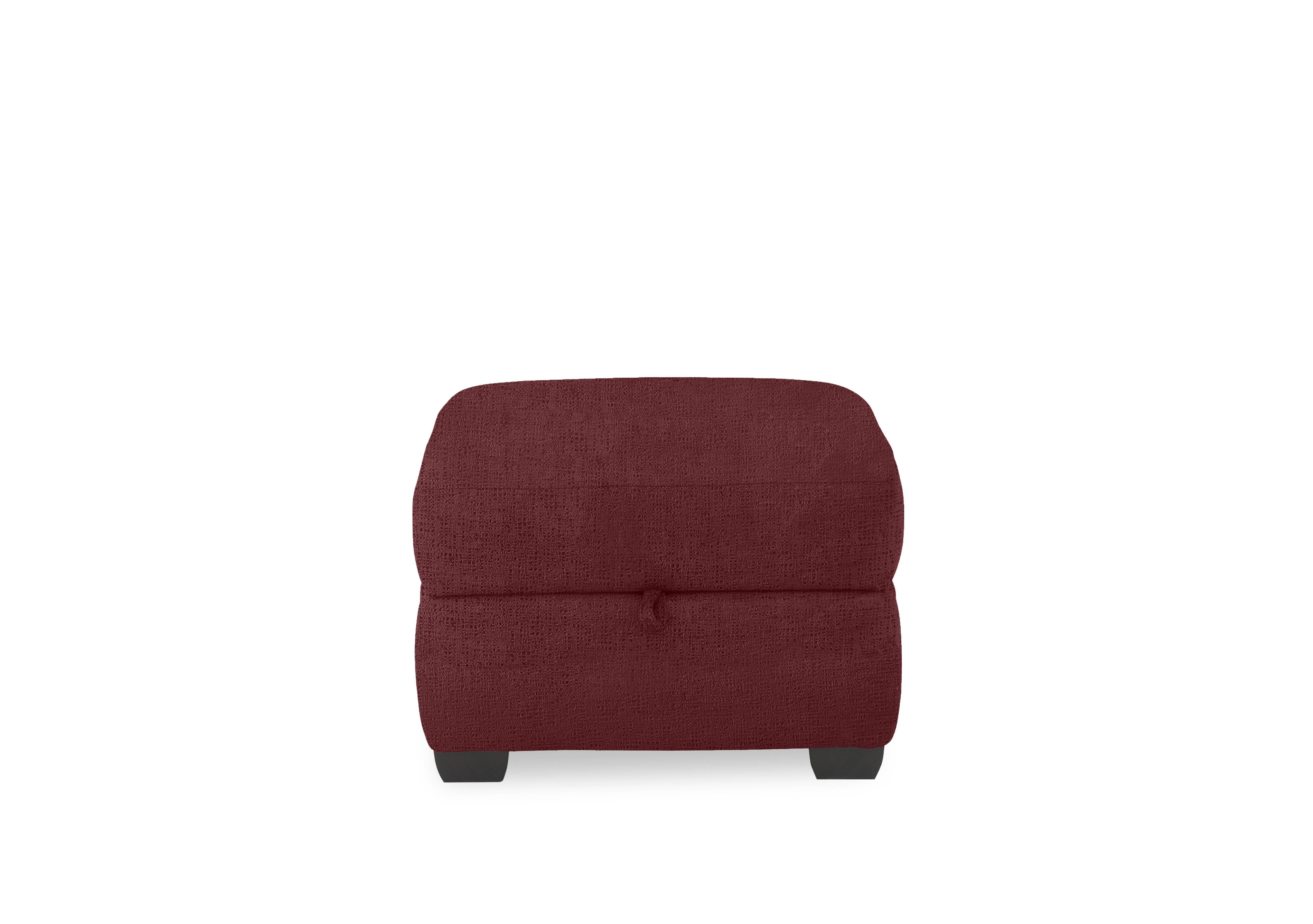 Springer Fabric Storage Footstool in Fab-Meg-R65 Burgundy on Furniture Village