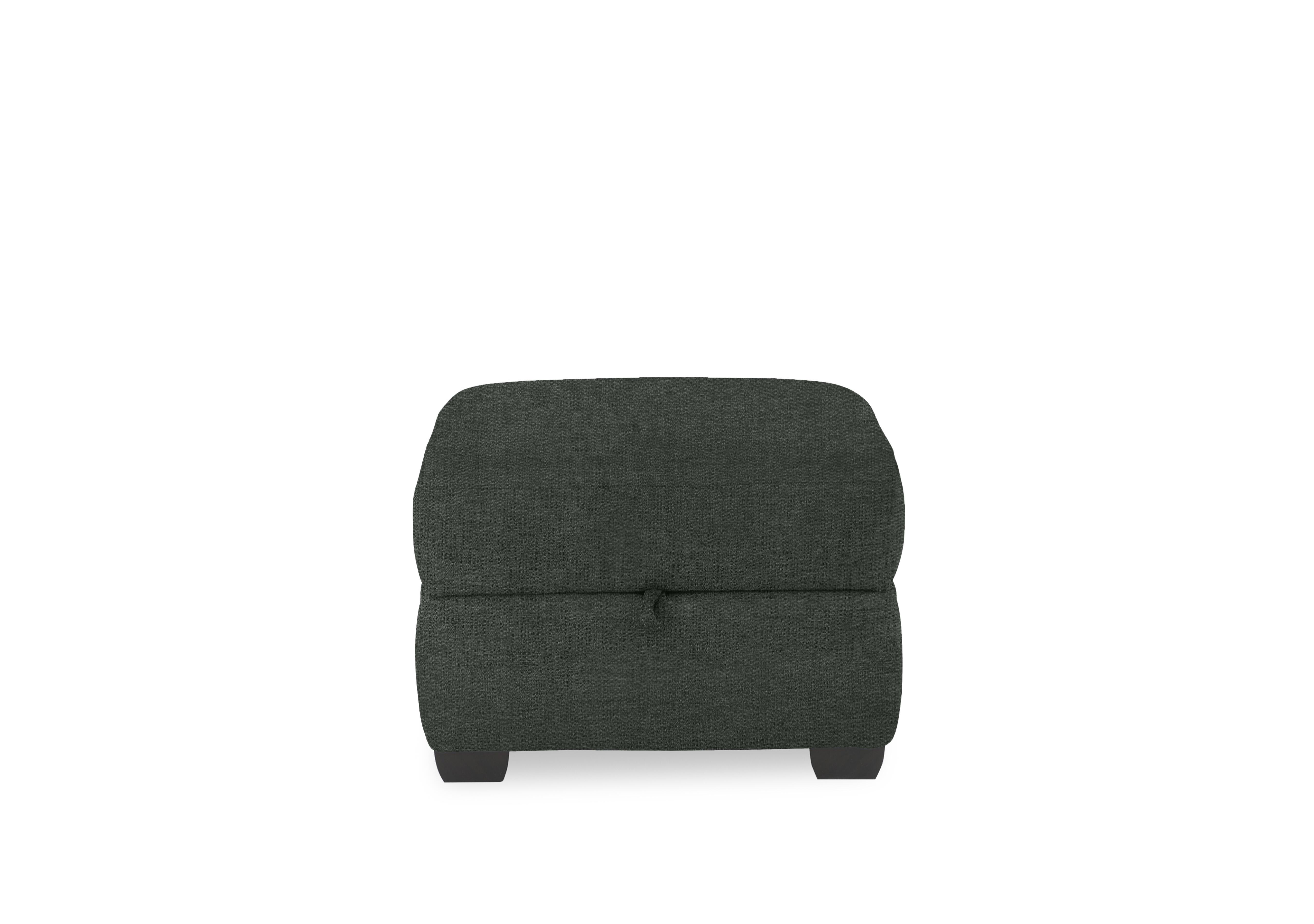 Springer Fabric Storage Footstool in Fab-Ska-R48 Moss Green on Furniture Village
