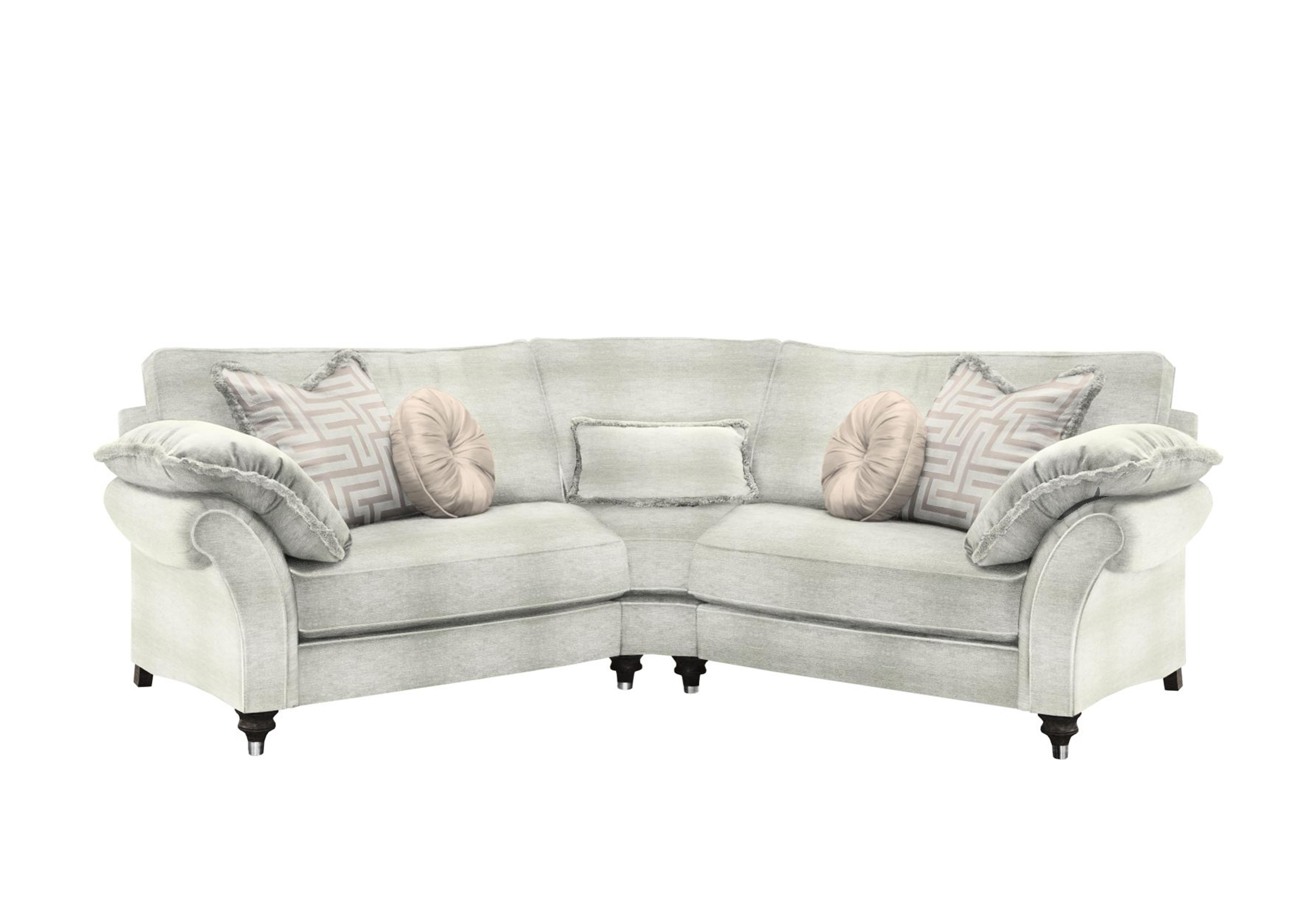 Princeton Ruched Grande Wedge Sofa in Monarch Natural-Ivory Eby/Stl on Furniture Village