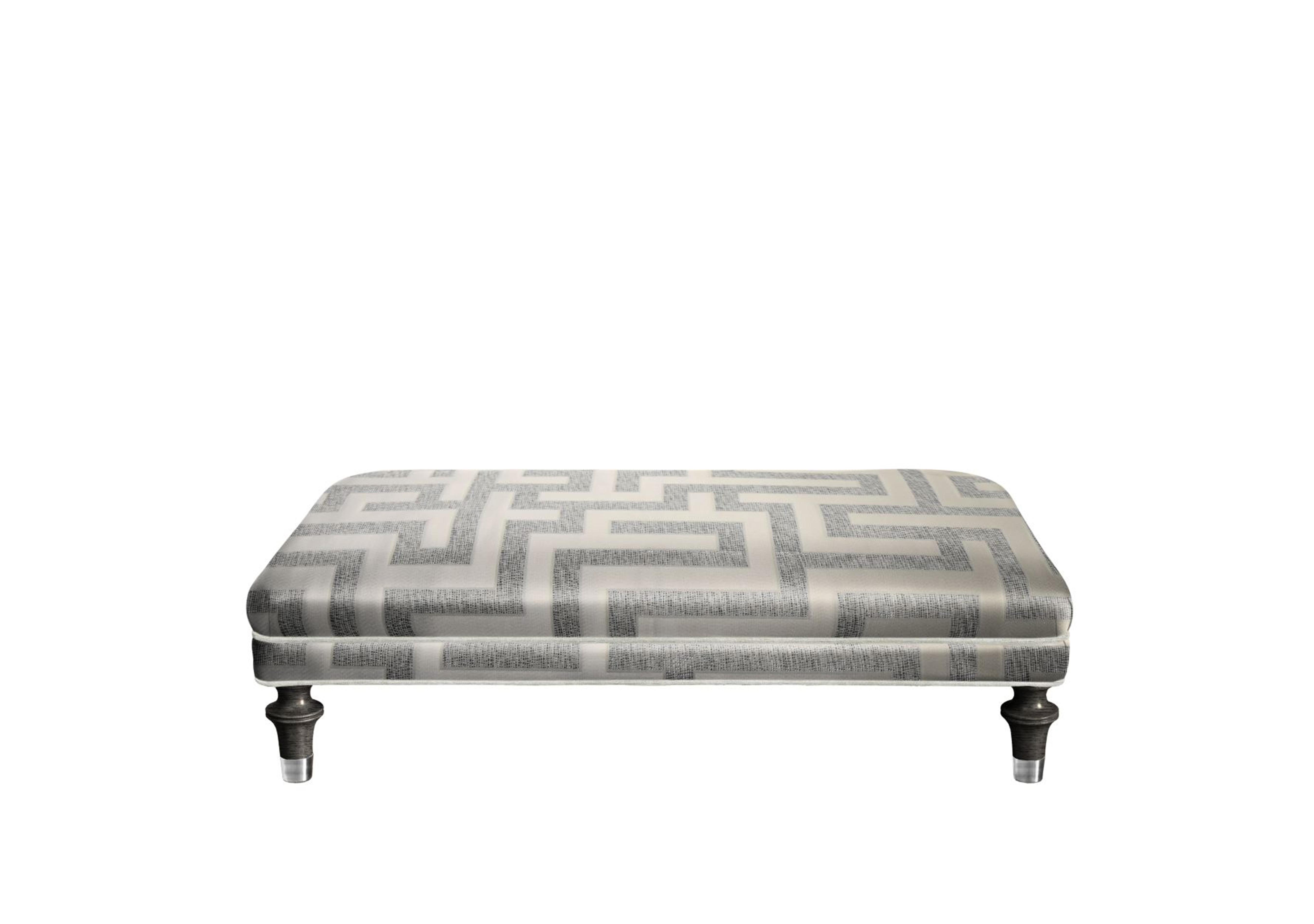 Princeton Rectangular Footstool in Britannica Champ Cp Eby/Stl on Furniture Village
