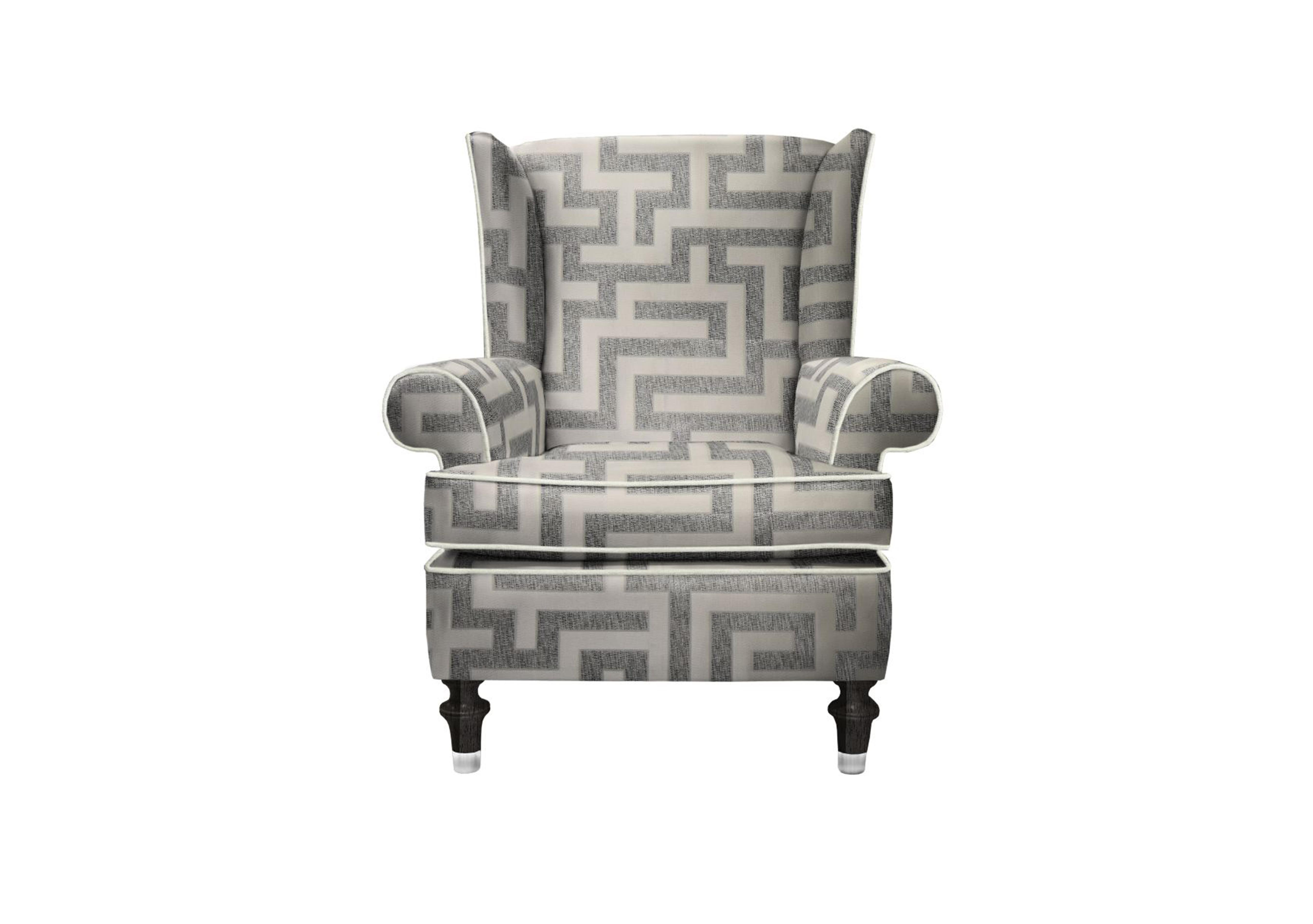 Princeton Wing Chair in Britannica Champ Cp Eby/Stl on Furniture Village