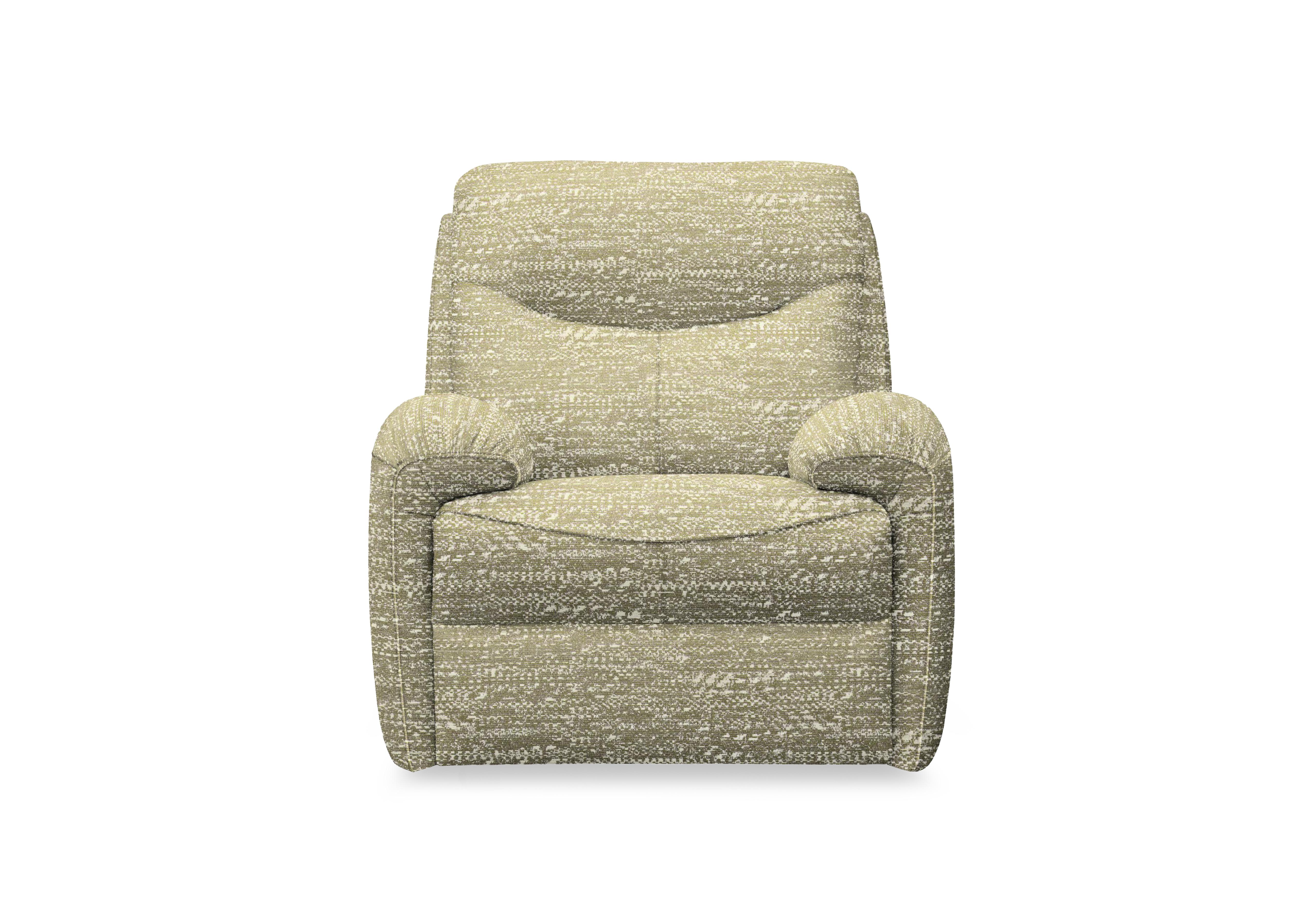 Amesbury Fabric Power Recliner Armchair with Power Headrest, Power Lumbar and Heated Seats in A049 Maddox Olive on Furniture Village