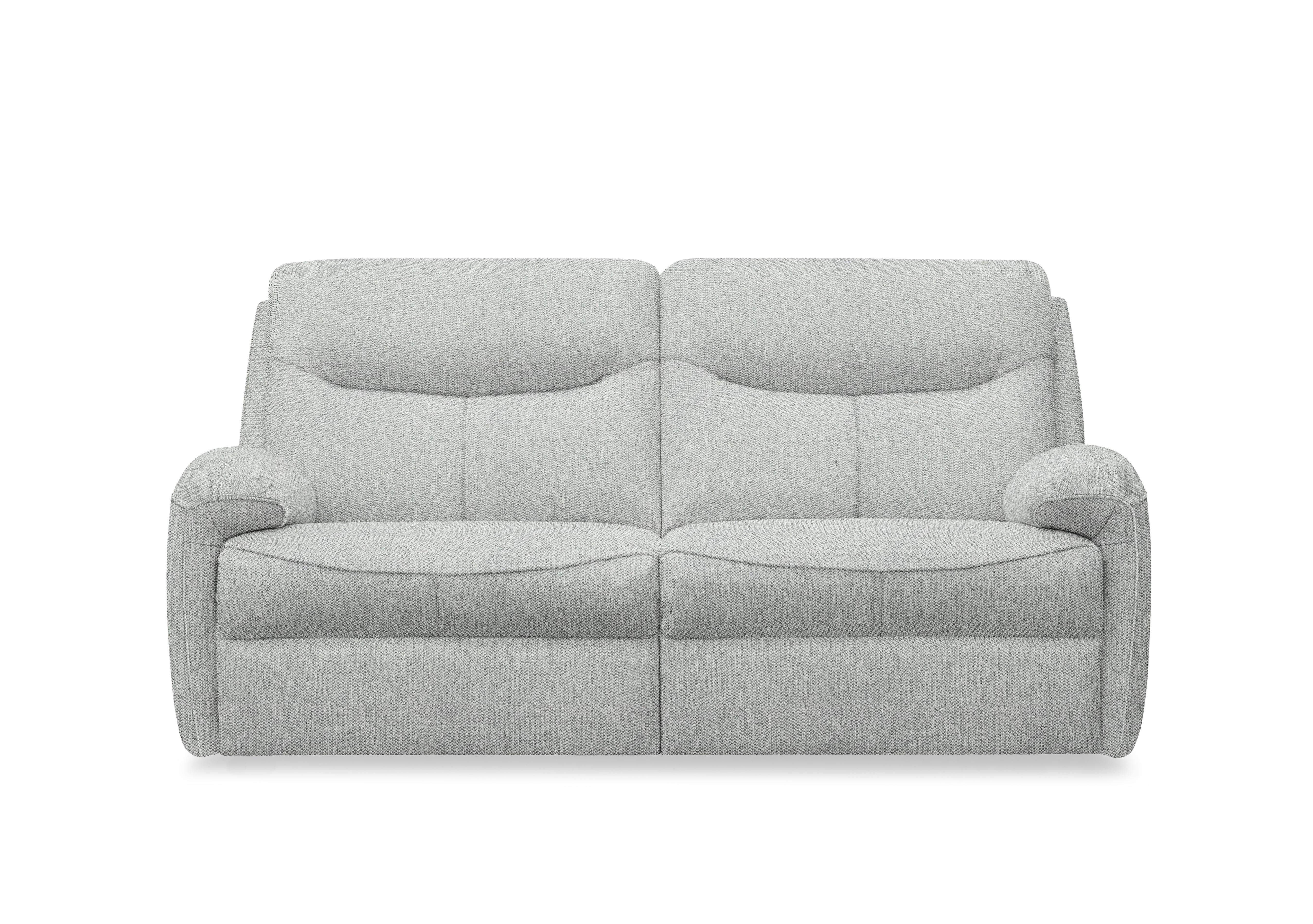 Amesbury Fabric 3 Seater Power Recliner Sofa with Power Headrest, Power Lumbar and Heated Seats in A011 Swift Cygnet on Furniture Village