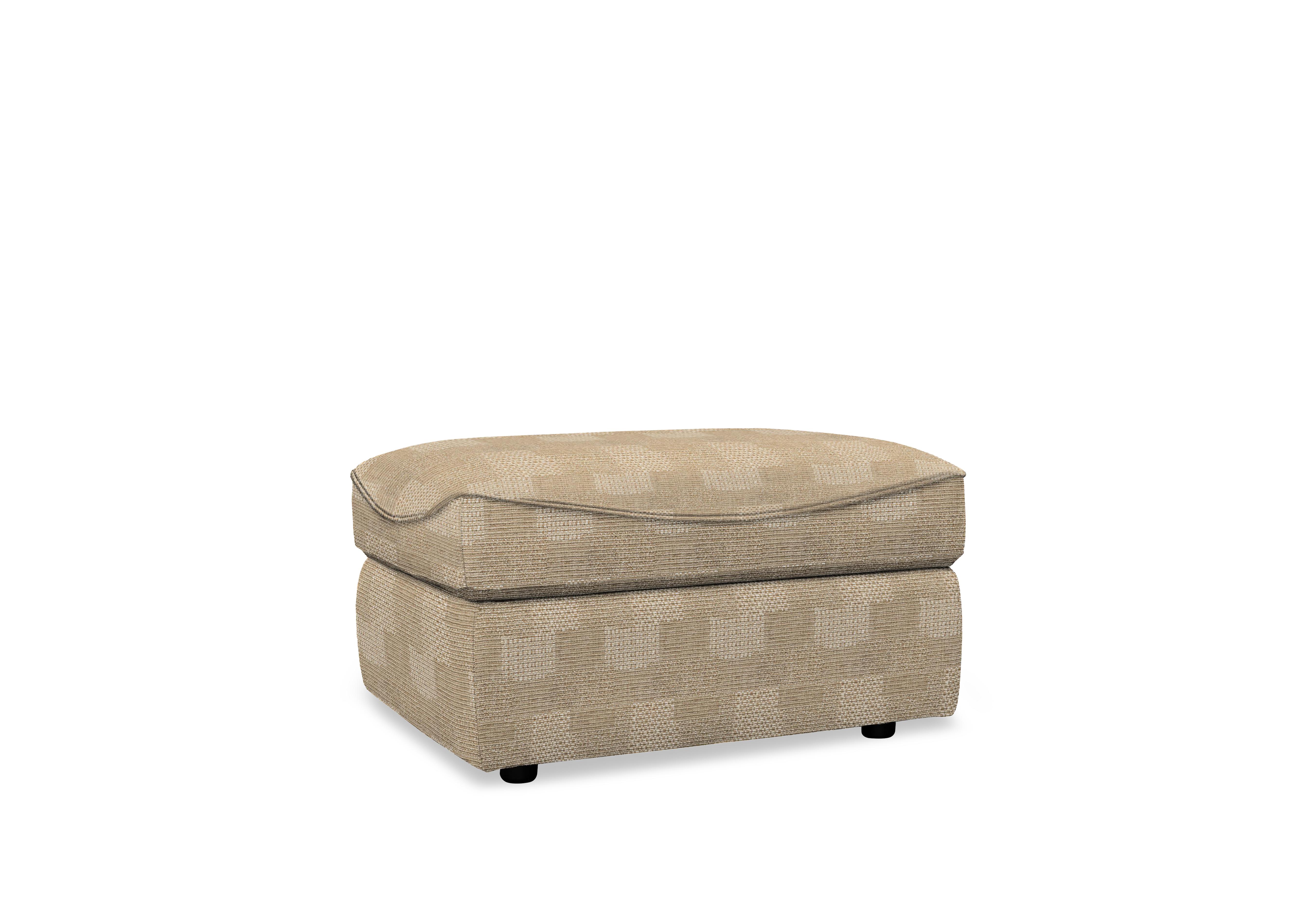 Amesbury Fabric Footstool in A800 Faro Sand on Furniture Village