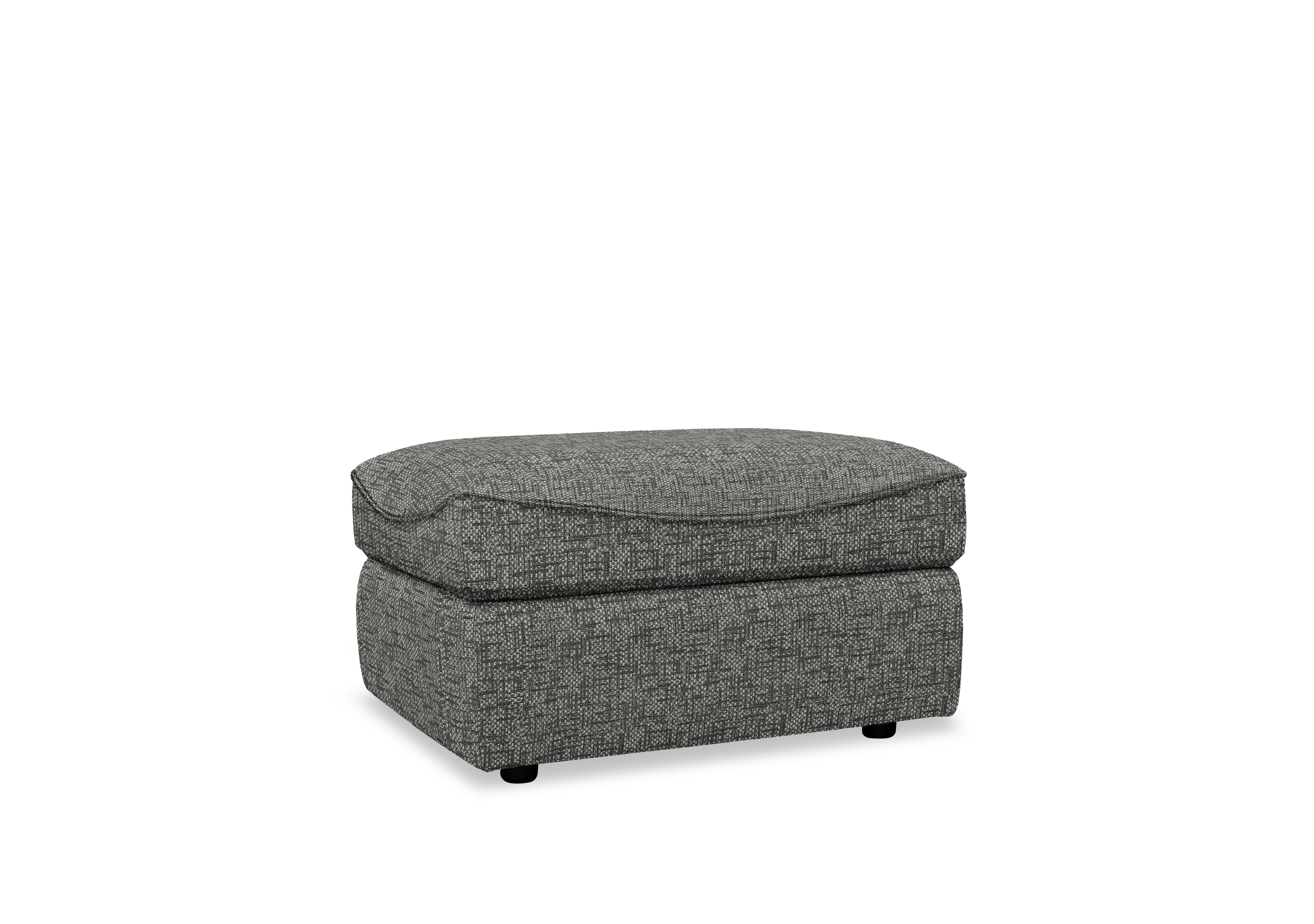 Amesbury Fabric Footstool in B031 Remco Slate on Furniture Village