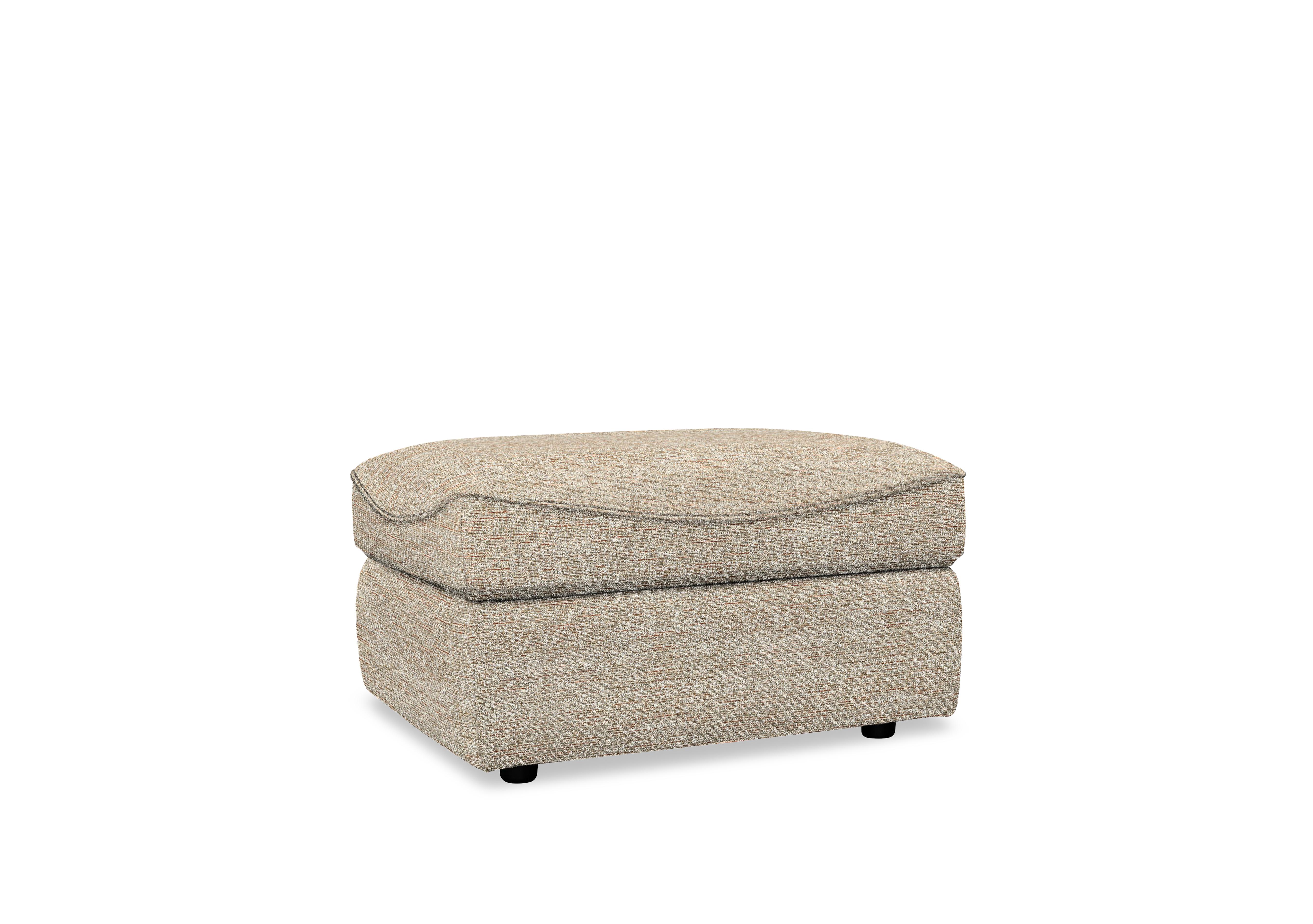 Amesbury Fabric Footstool in C030 Kampala Beige on Furniture Village