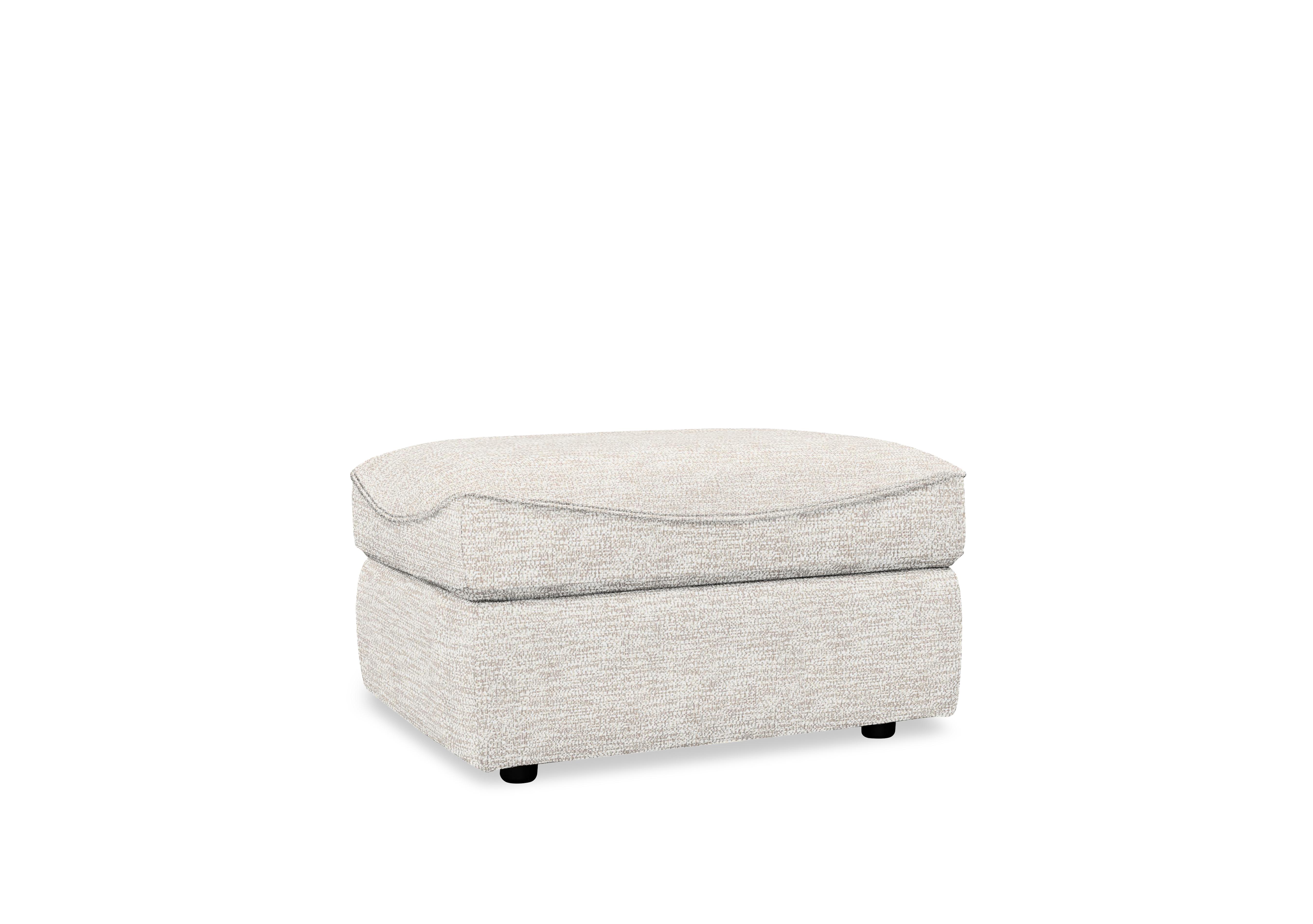 Amesbury Fabric Footstool in C931 Rush Cream on Furniture Village