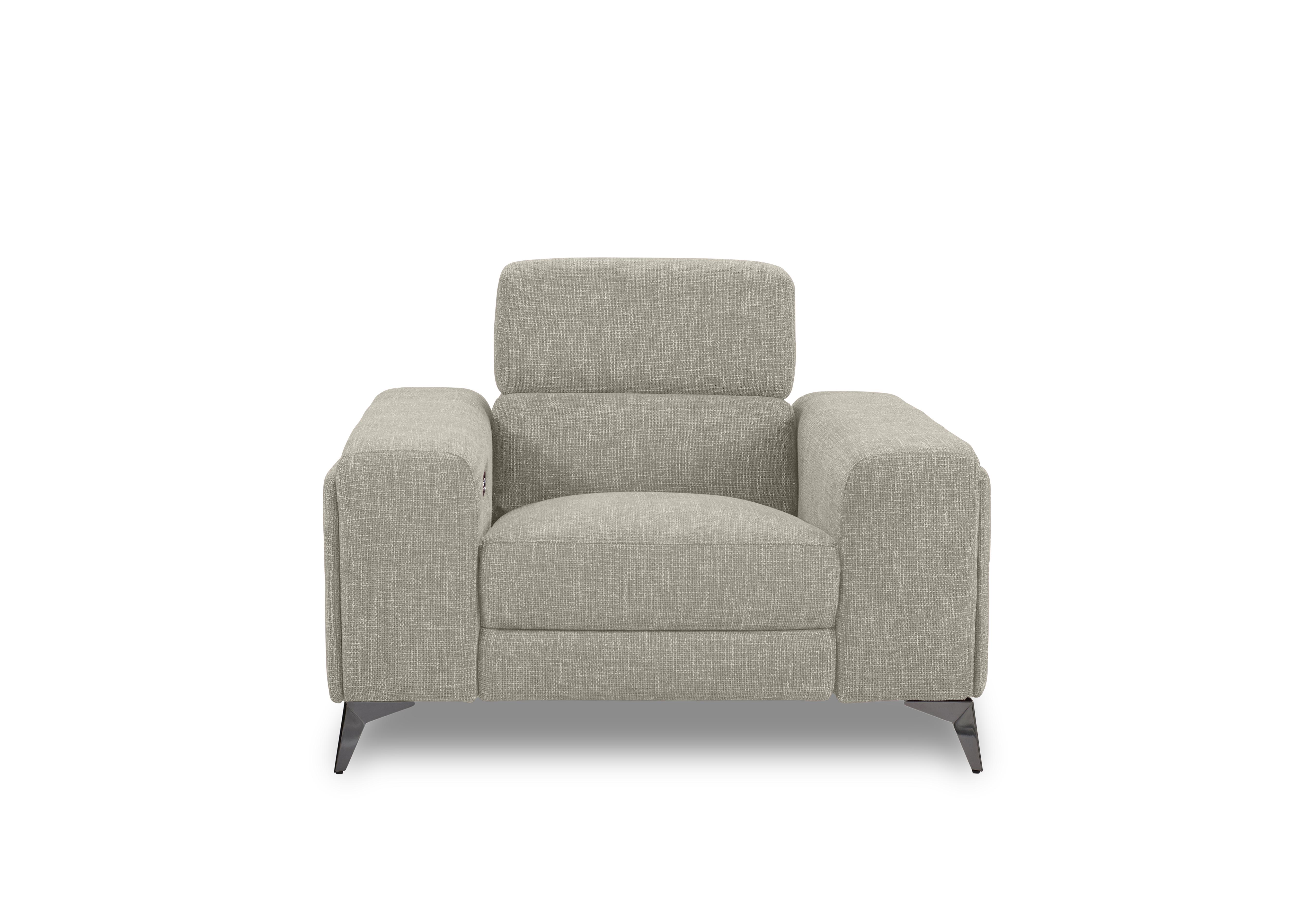 Action Fabric Power Recliner Armchair in Halifax Sand Hf-0103 on Furniture Village