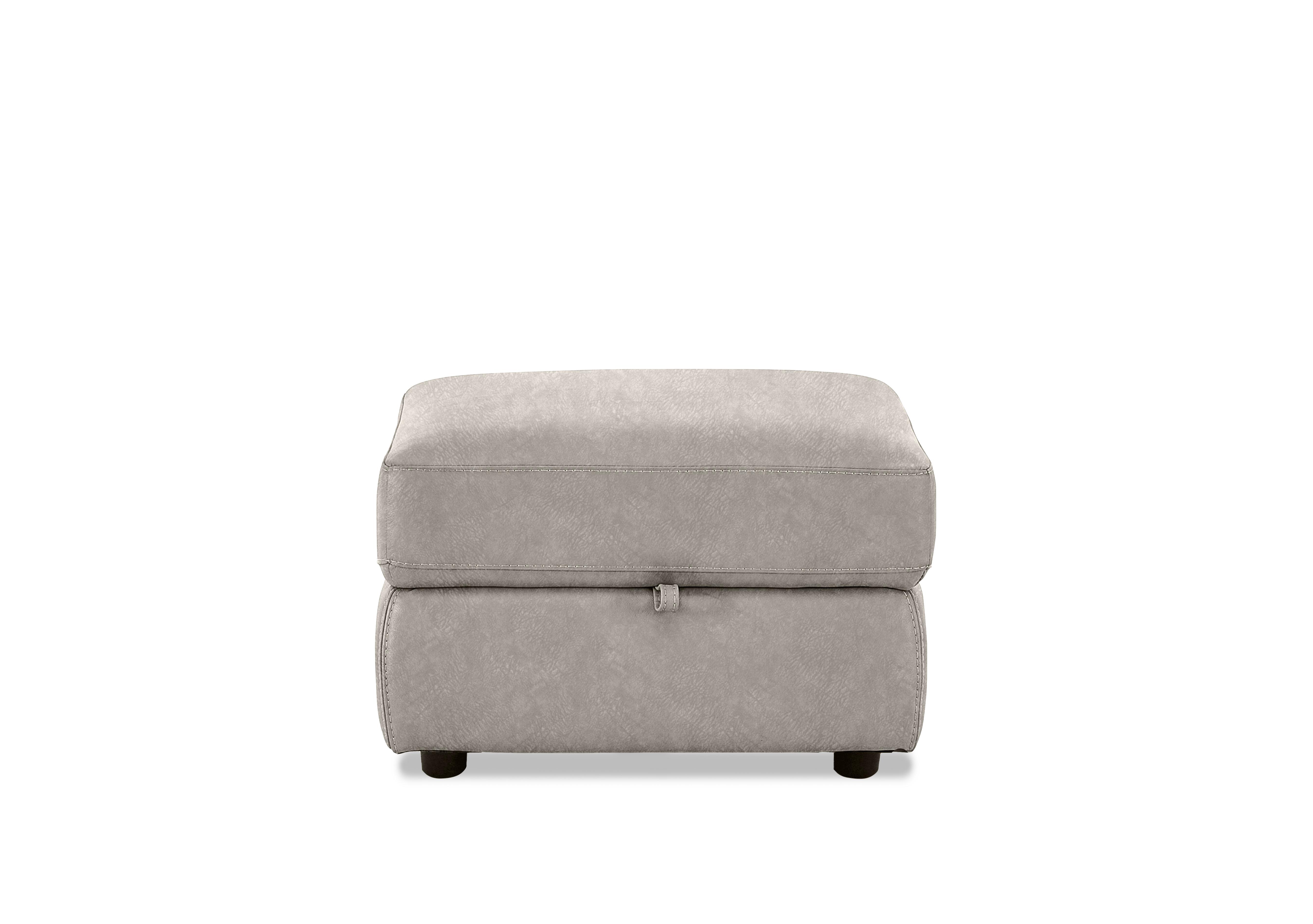 Fabric Storage Footstool in Bfa-Bnn-R28 Fv3 Grey on Furniture Village