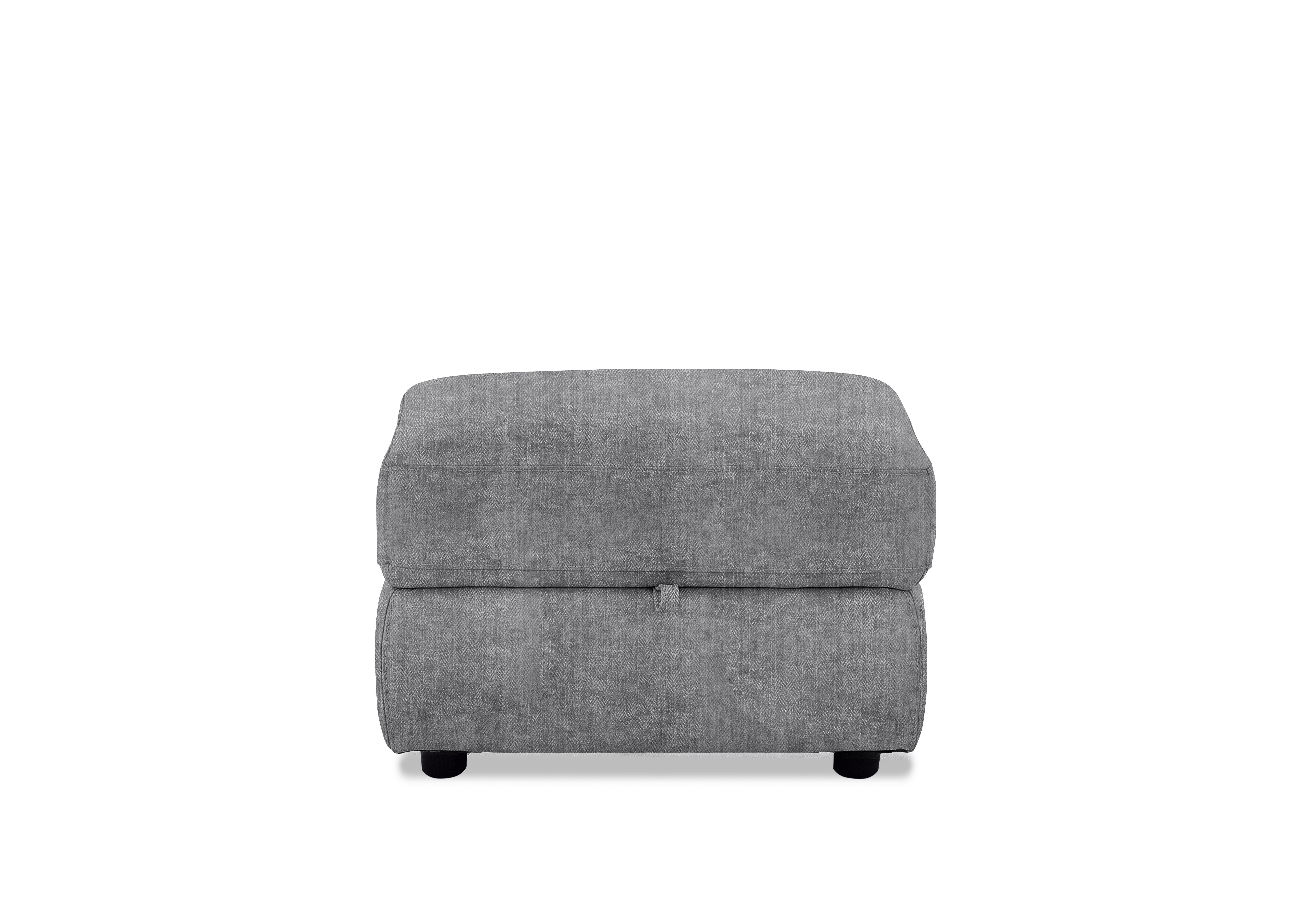 Fabric Storage Footstool in Fab-Meo-R27 Pewter on Furniture Village