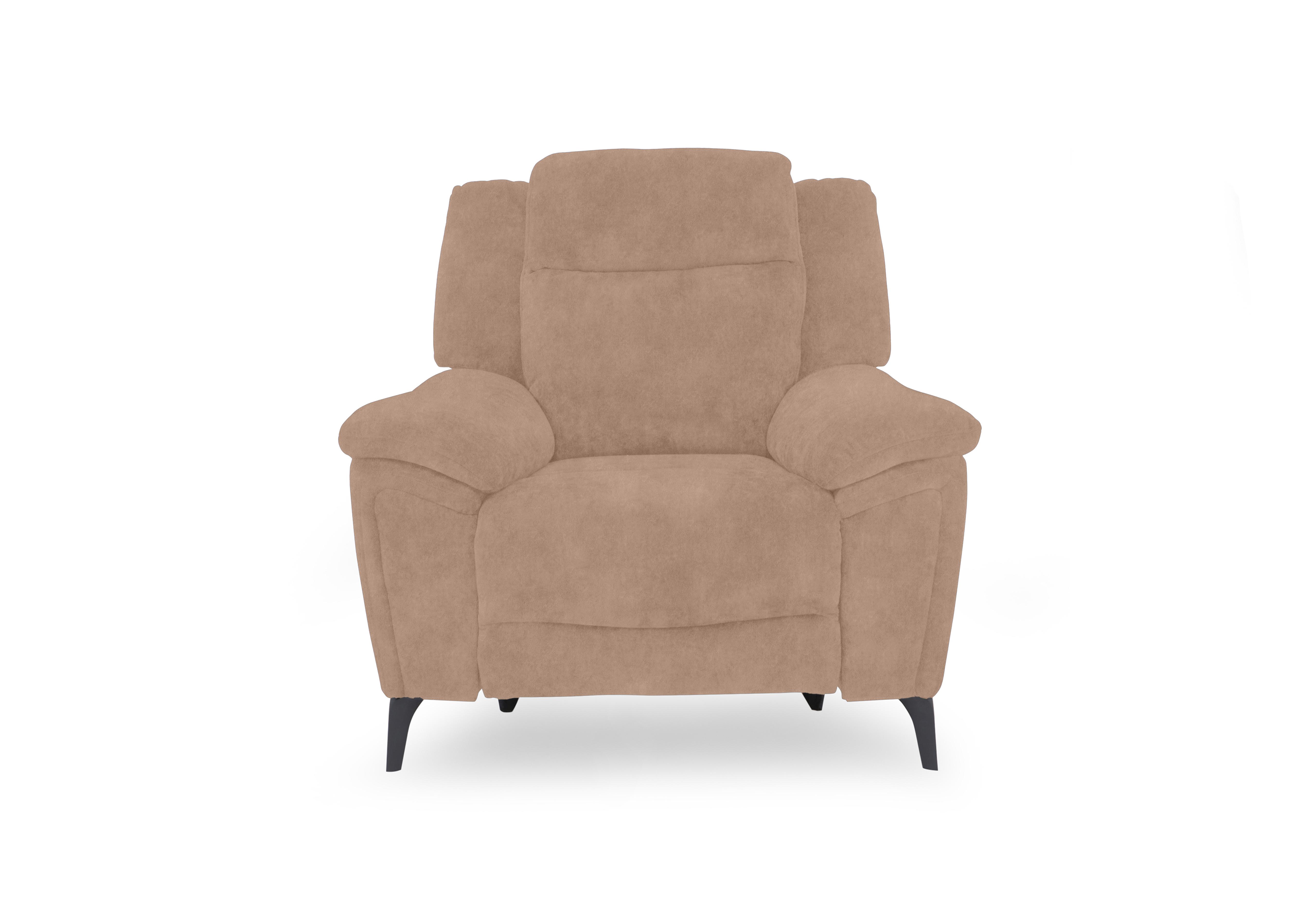 Panache Fabric Power Recliner Chair with Power Headrest in Dexter Sand 43507 on Furniture Village