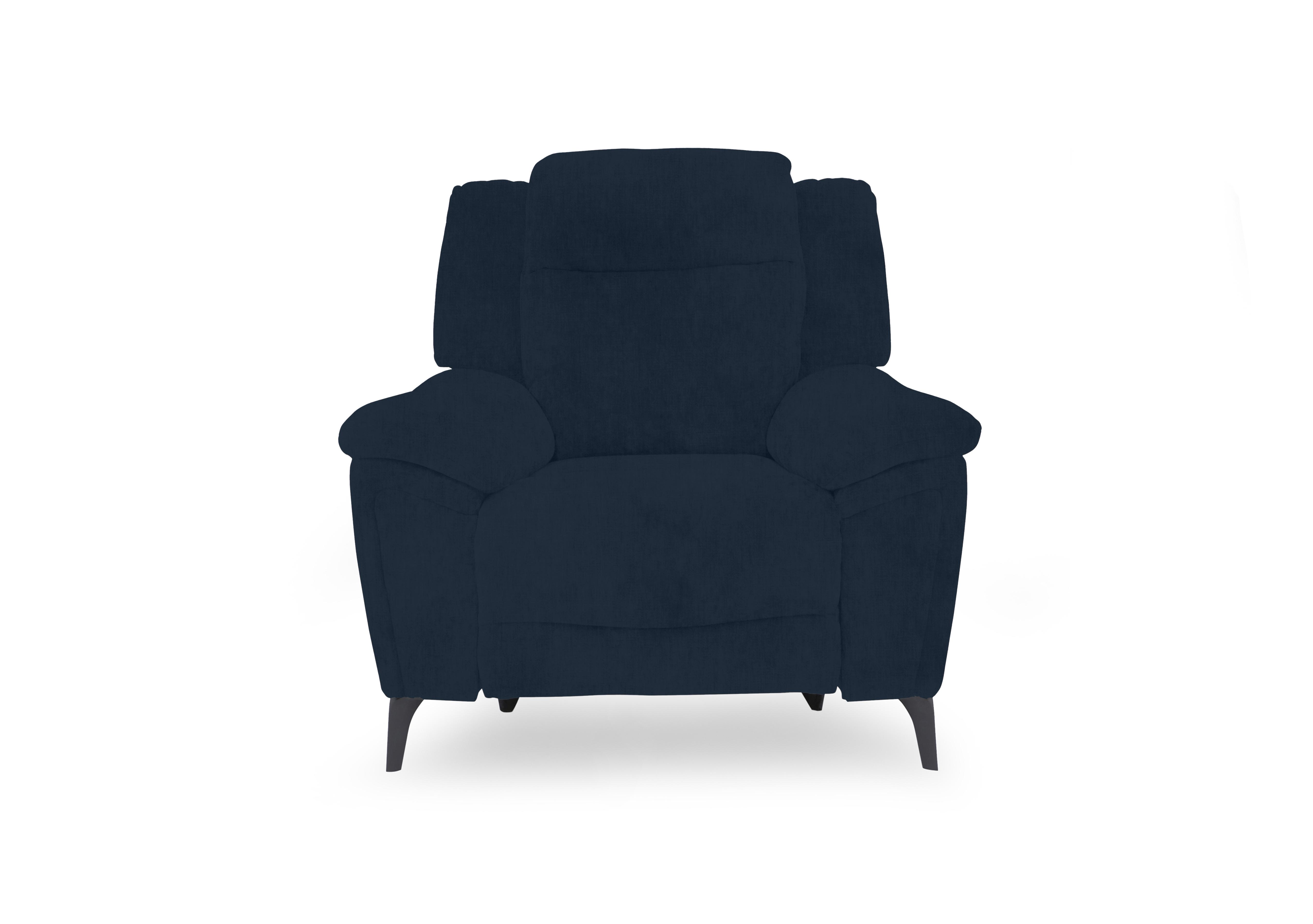 Panache Fabric Power Recliner Chair with Power Headrest in Opulence Royal 50495 on Furniture Village