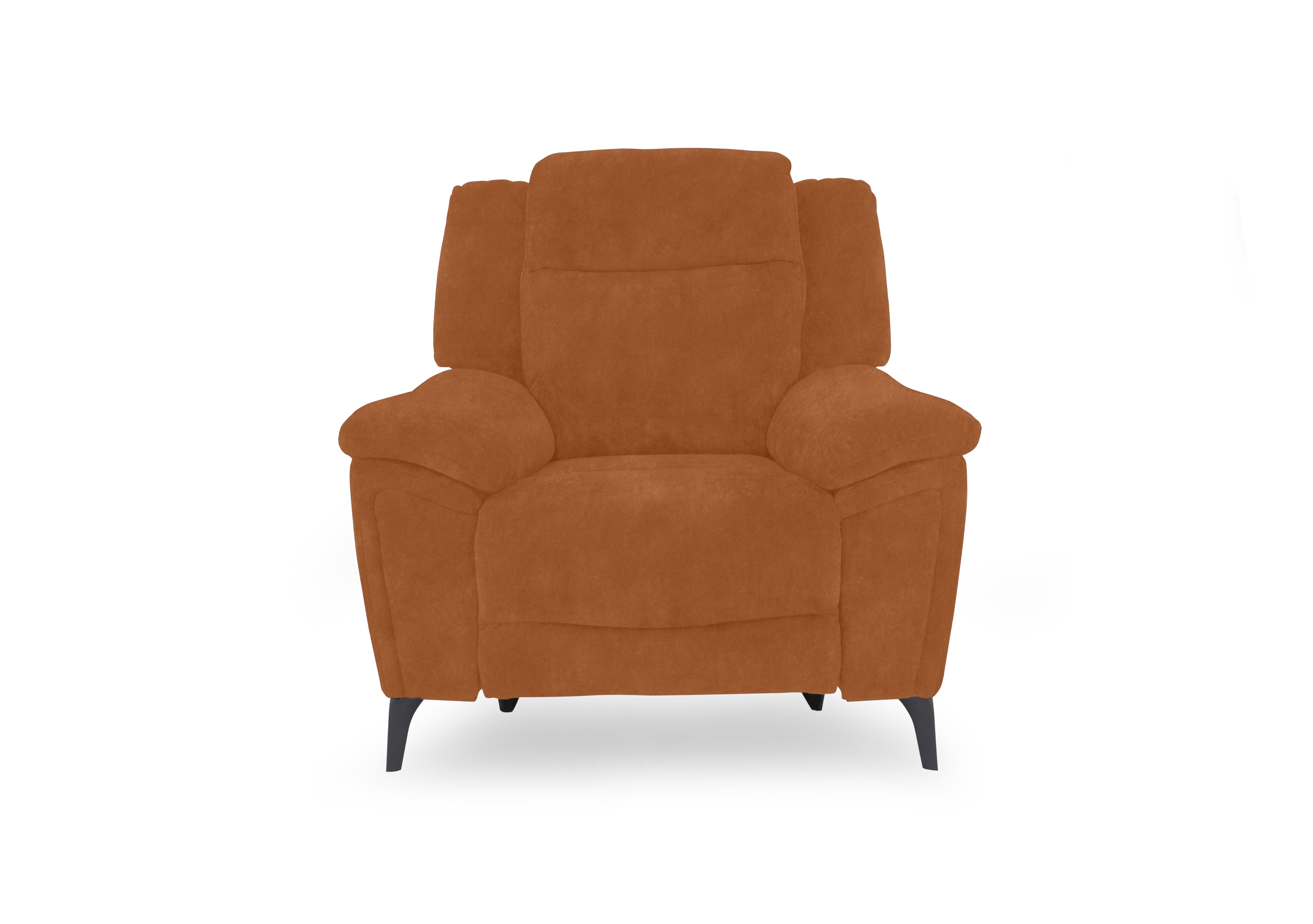 Panache Fabric Chair in Dexter Pumpkin 43509 on Furniture Village