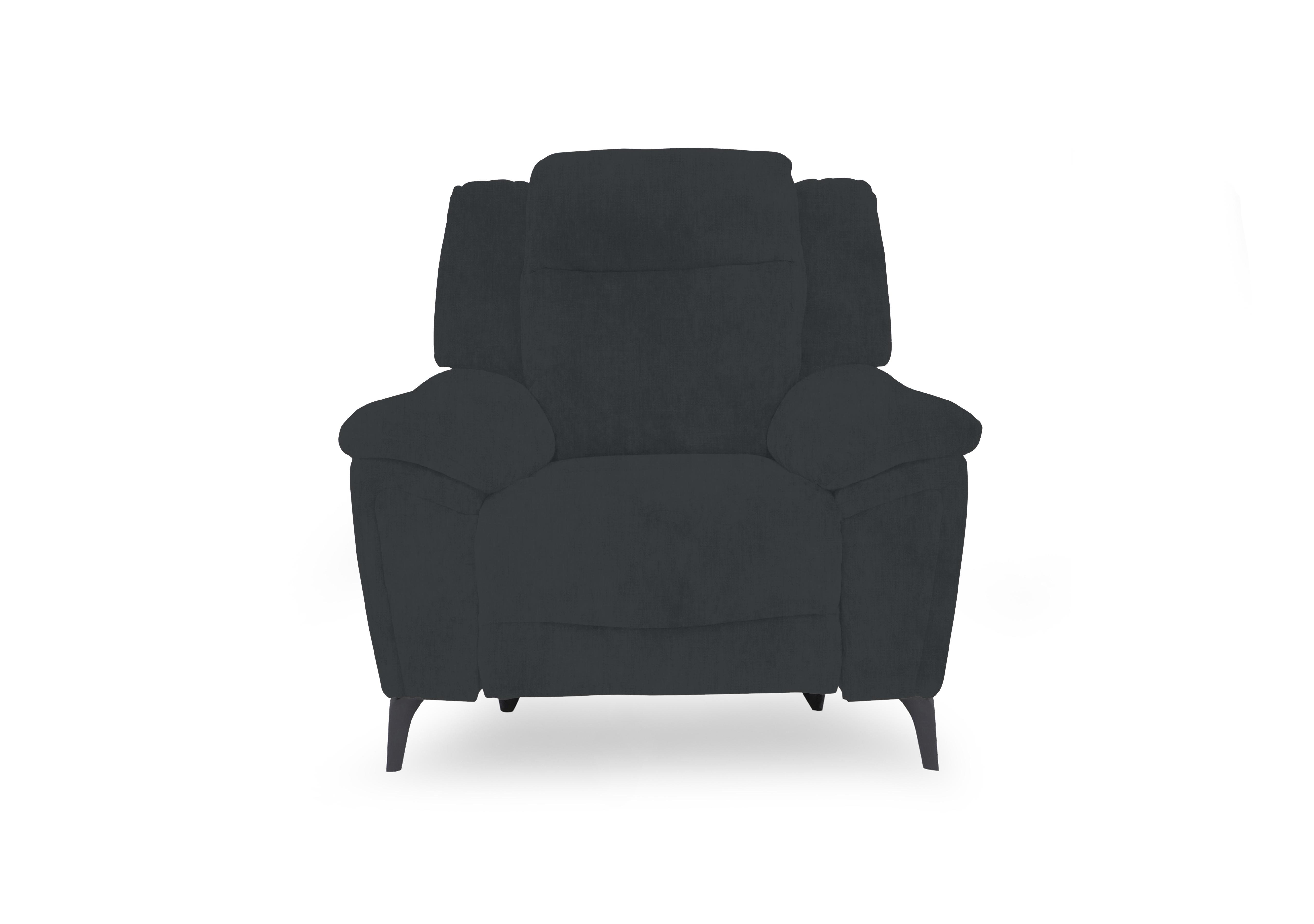 Panache Fabric Chair in Opulence Charcoal 51002 on Furniture Village