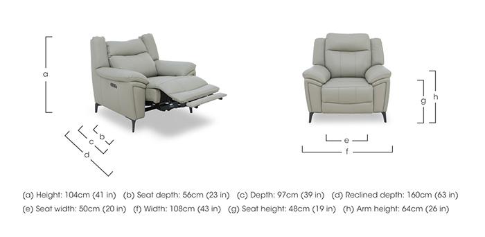 Panache Leather Chair in  on Furniture Village