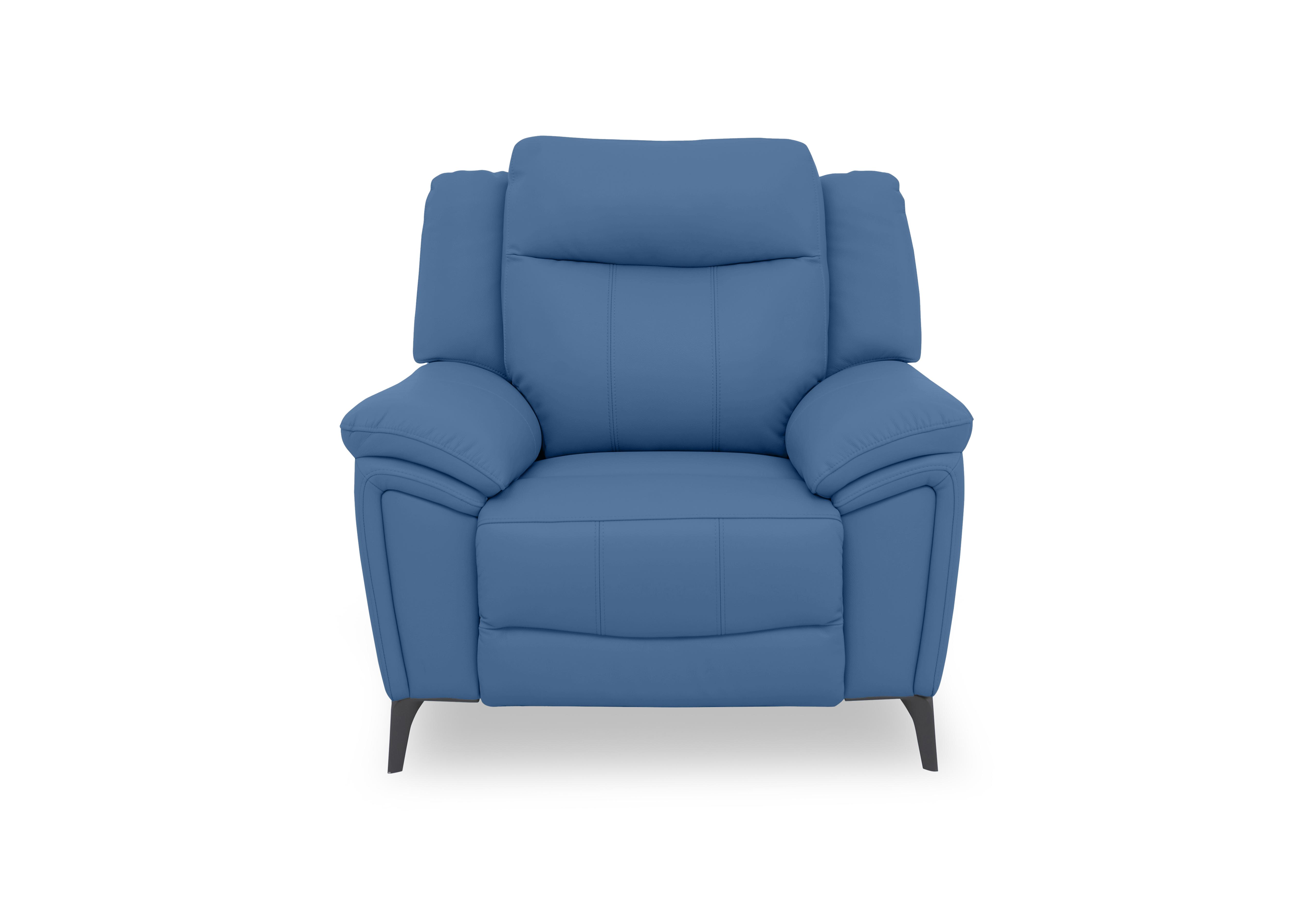 Panache Leather Chair in Aegean Cat-40/12 on Furniture Village