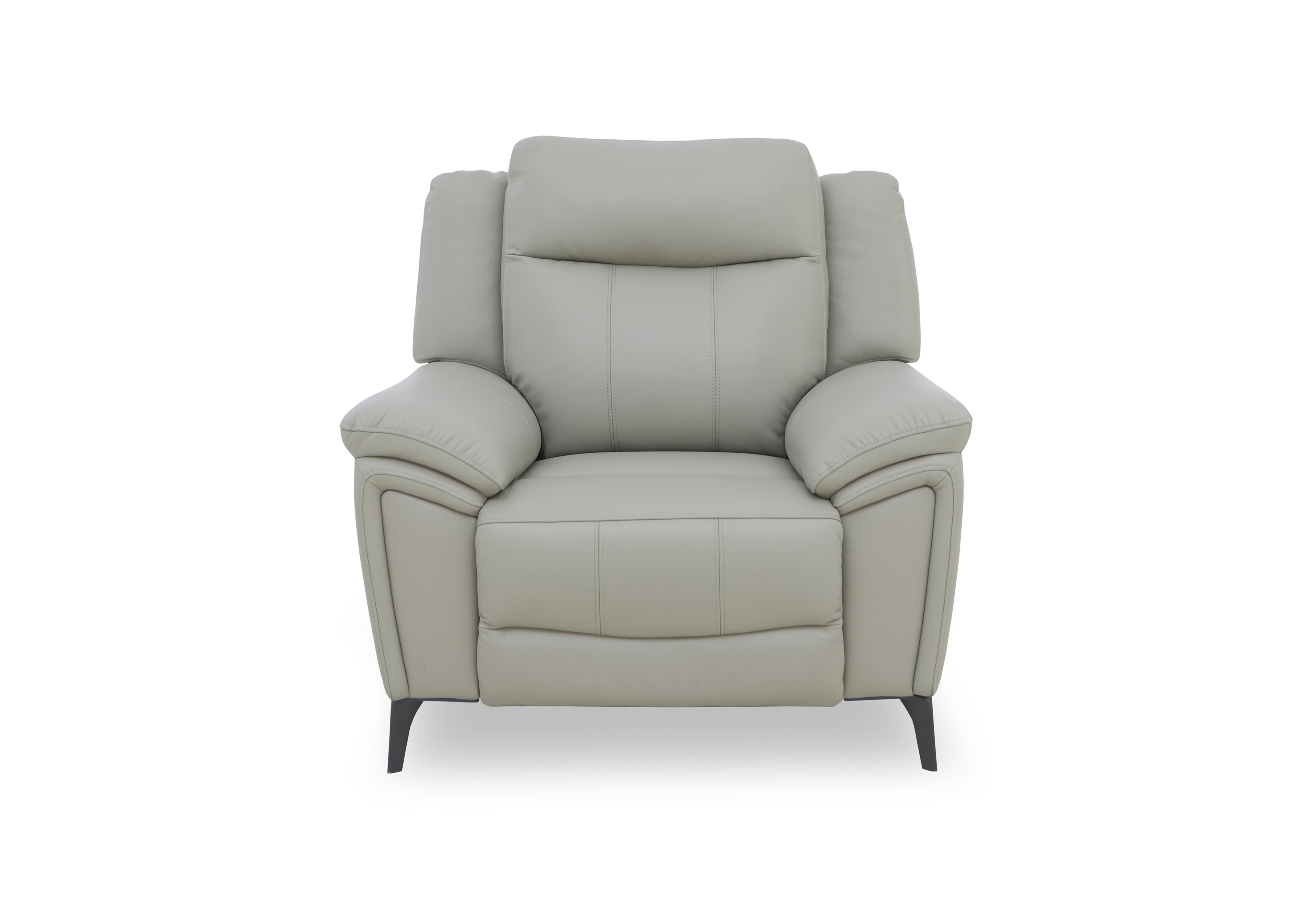 Panache Leather Chair in Lead Grey Cat-60/23 on Furniture Village