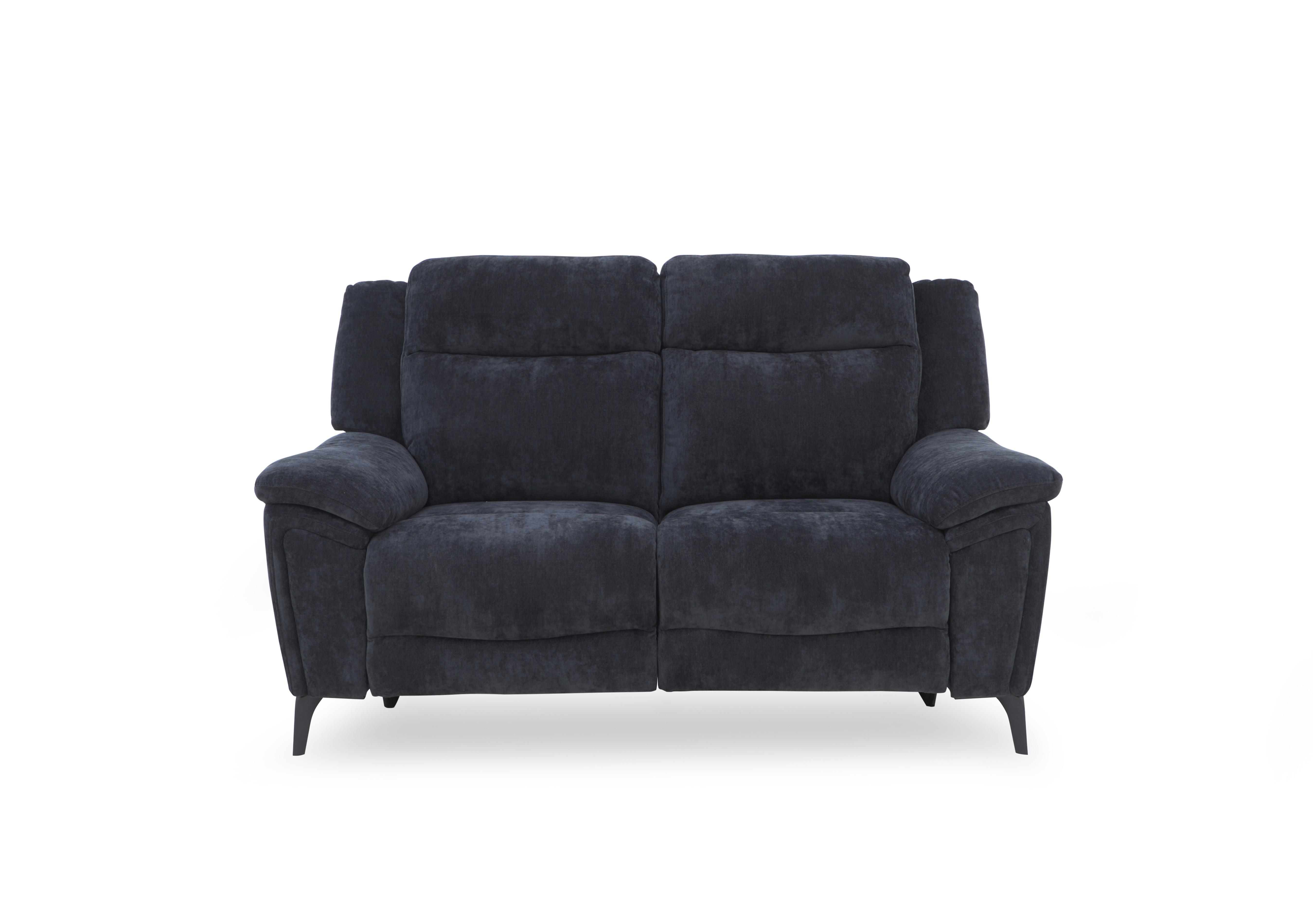 Panache Fabric 2 Seater Power Recliner Sofa with Power Headrests in Manhattan Indigo 58009 on Furniture Village