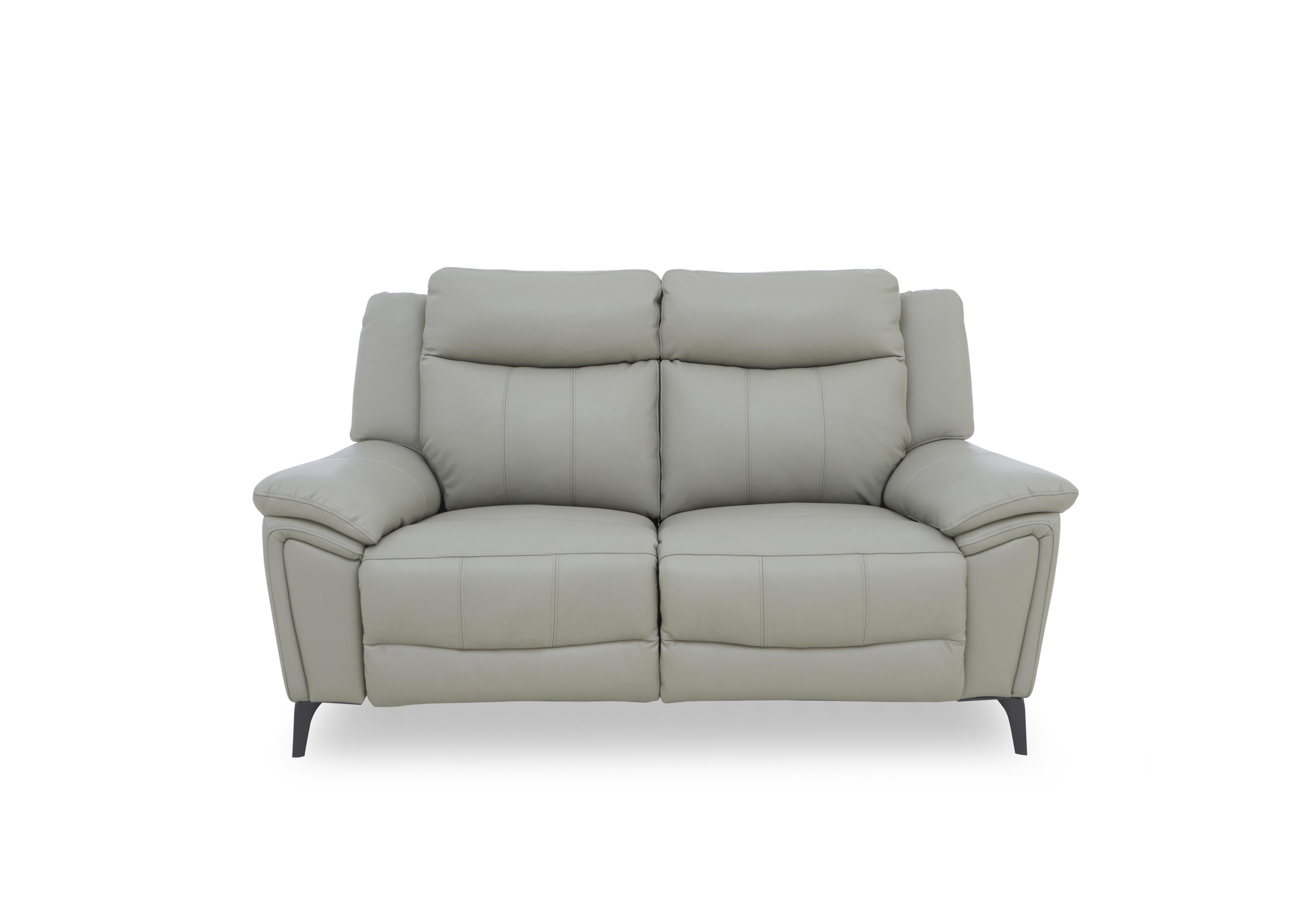 Panache Leather 2 Seater Power Recliner Sofa with Power Headrests in Lead Grey Cat-60/23 on Furniture Village