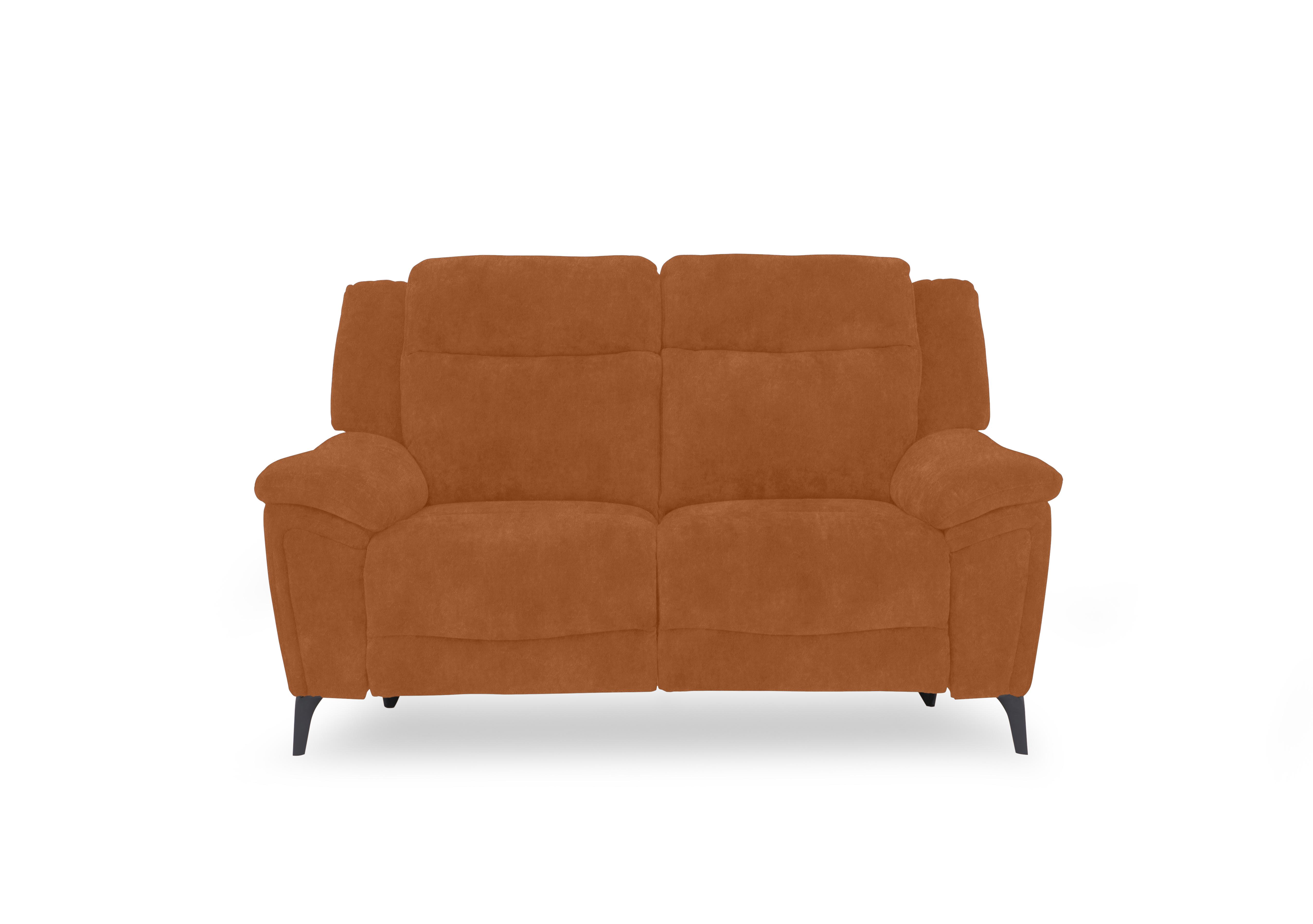Panache Fabric 2 Seater Sofa in Dexter Pumpkin 43509 on Furniture Village