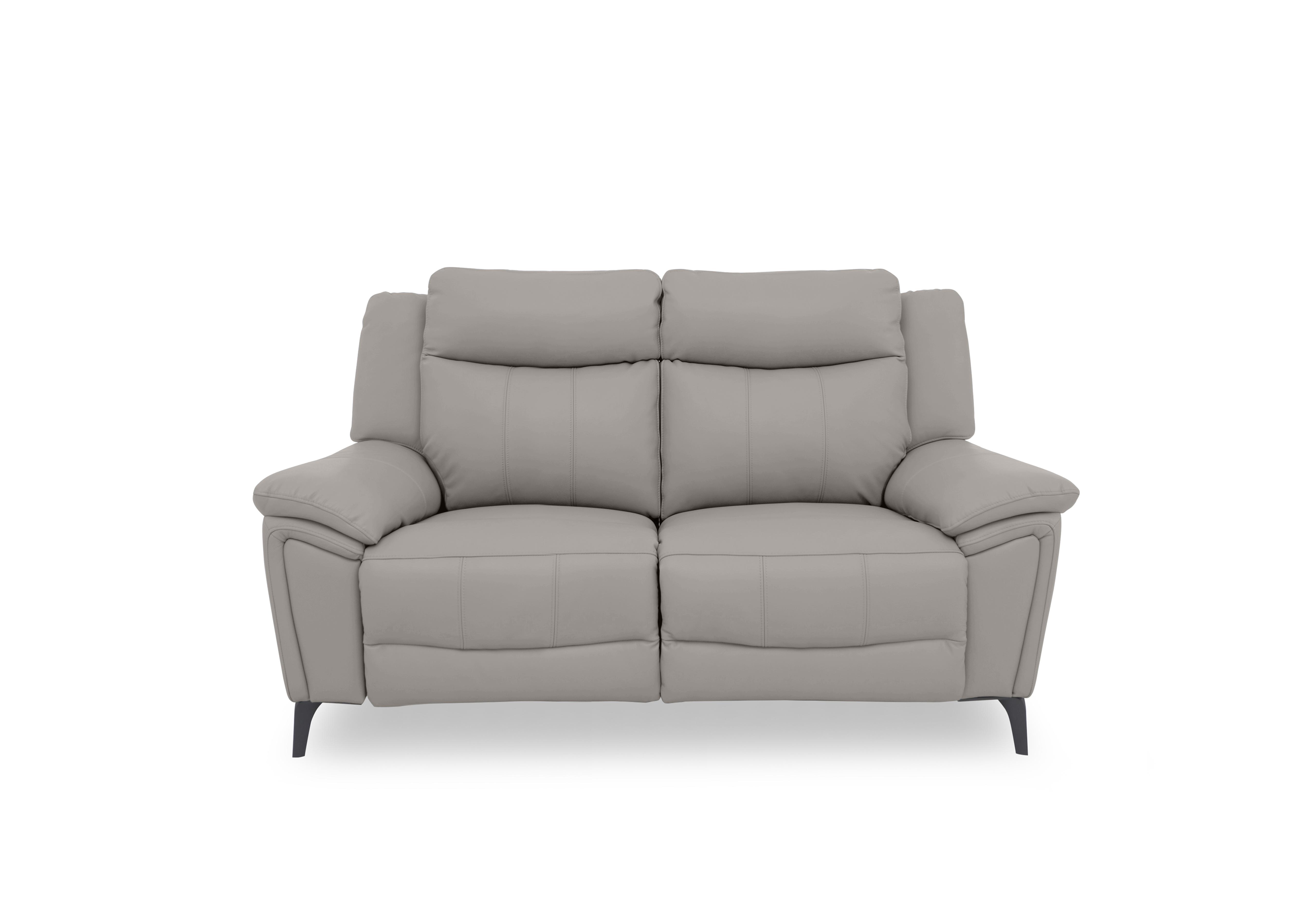 Panache Leather 2 Seater Sofa in Lead Grey Cat-40/31 on Furniture Village